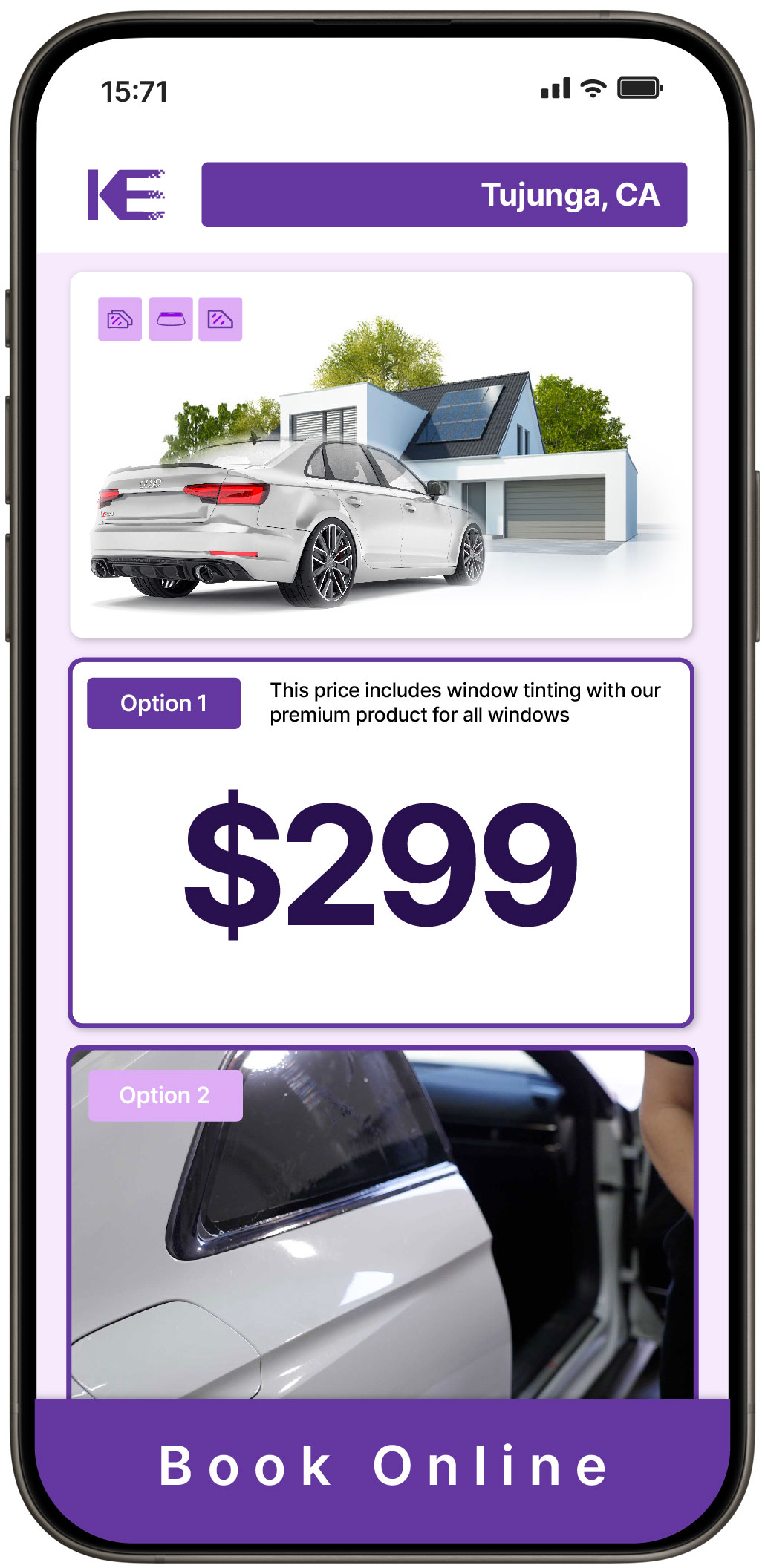 View Affordable Tesla Window Tinting Rates in Apple Valley, California