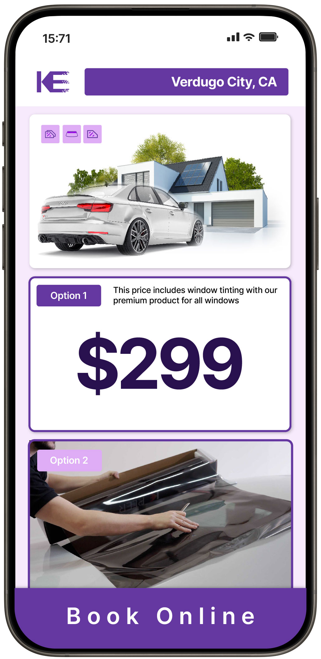 View Competitive Tesla Window Tinting Costs in Barstow, California