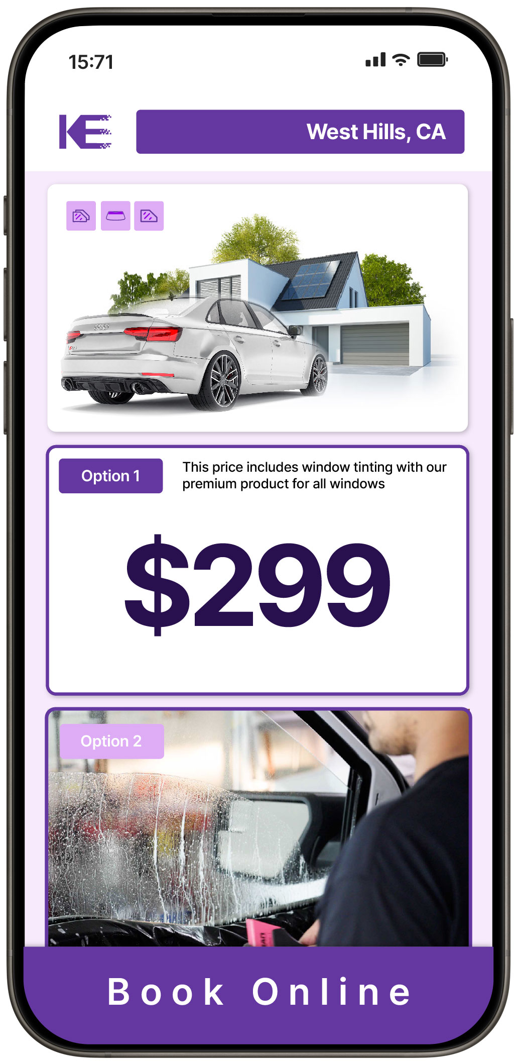 View Reasonable Tesla Window Tinting Costs in Yucaipa, California