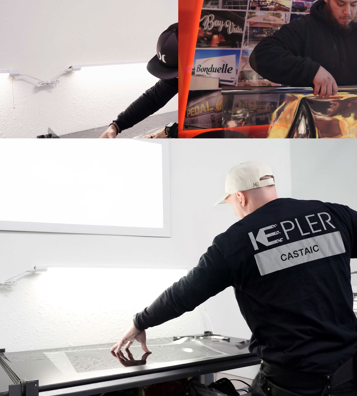 Window Tinting Specialist Cutting Film in Castaic, California