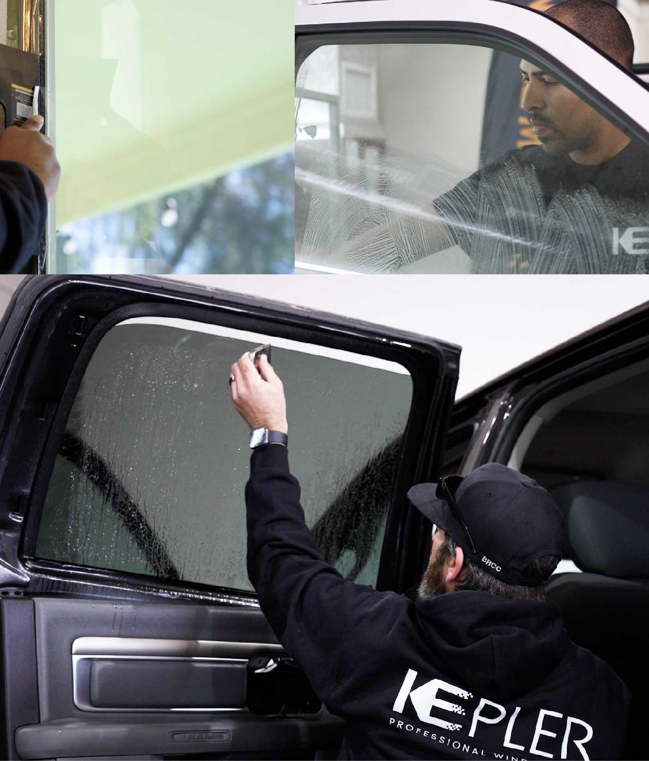 Kepler Window Tinting Specialists at Work in Chatsworth, California