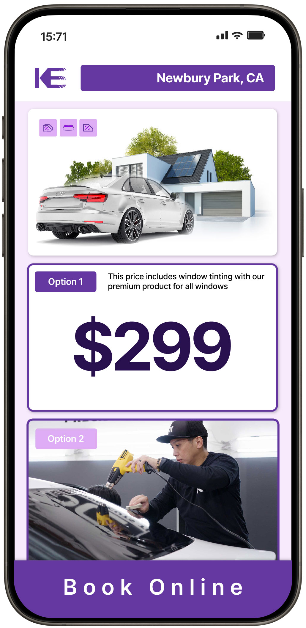 View Competitive Tesla Window Tinting Prices in Laguna Niguel, California