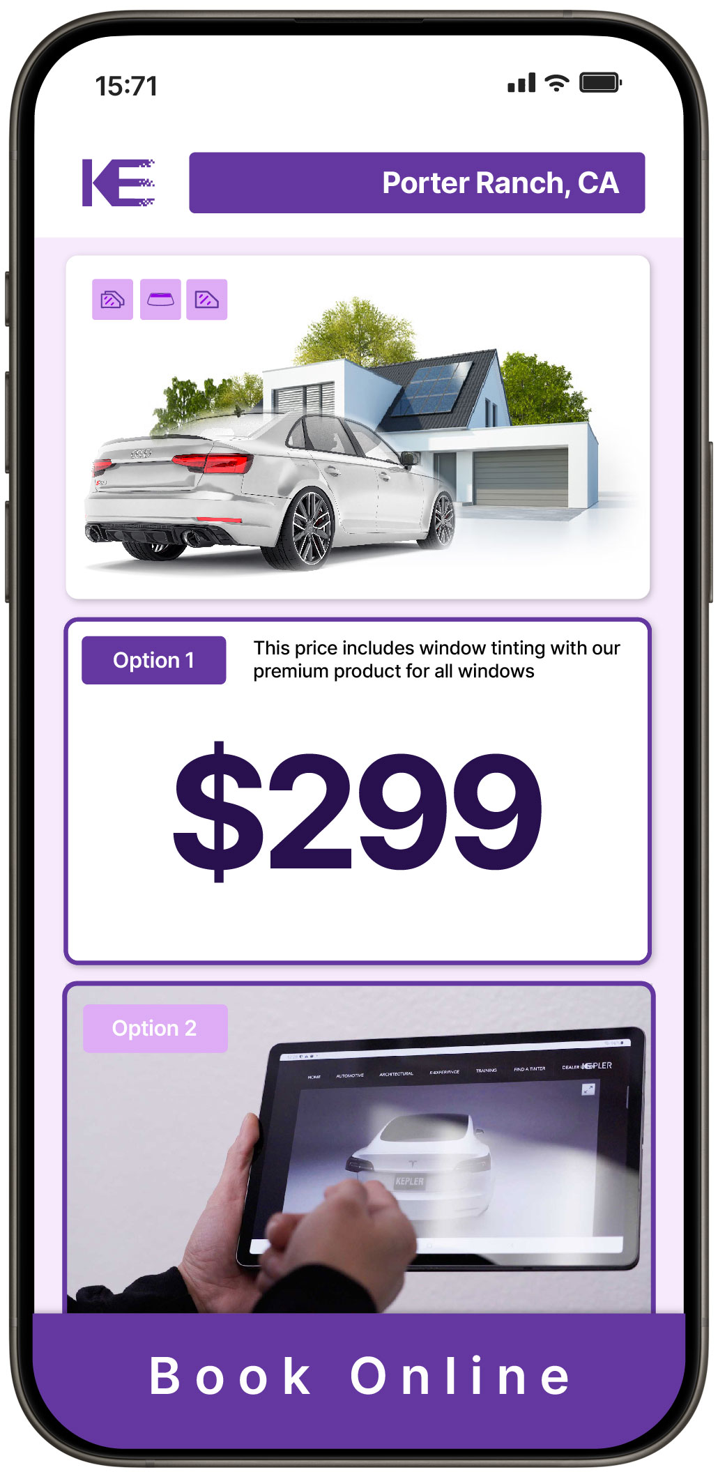 View Competitive Tesla Window Tinting Costs in Lake Forest, California