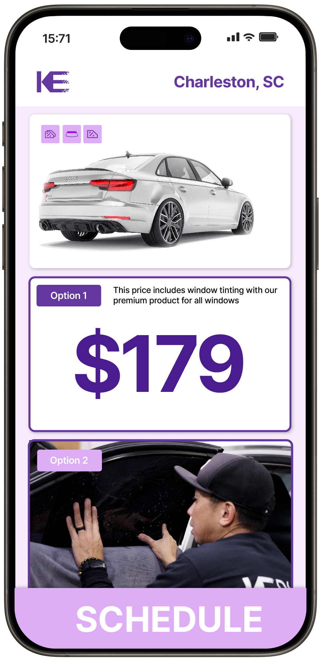 View Reasonable Car Window Tinting Prices in Charleston, South Carolina