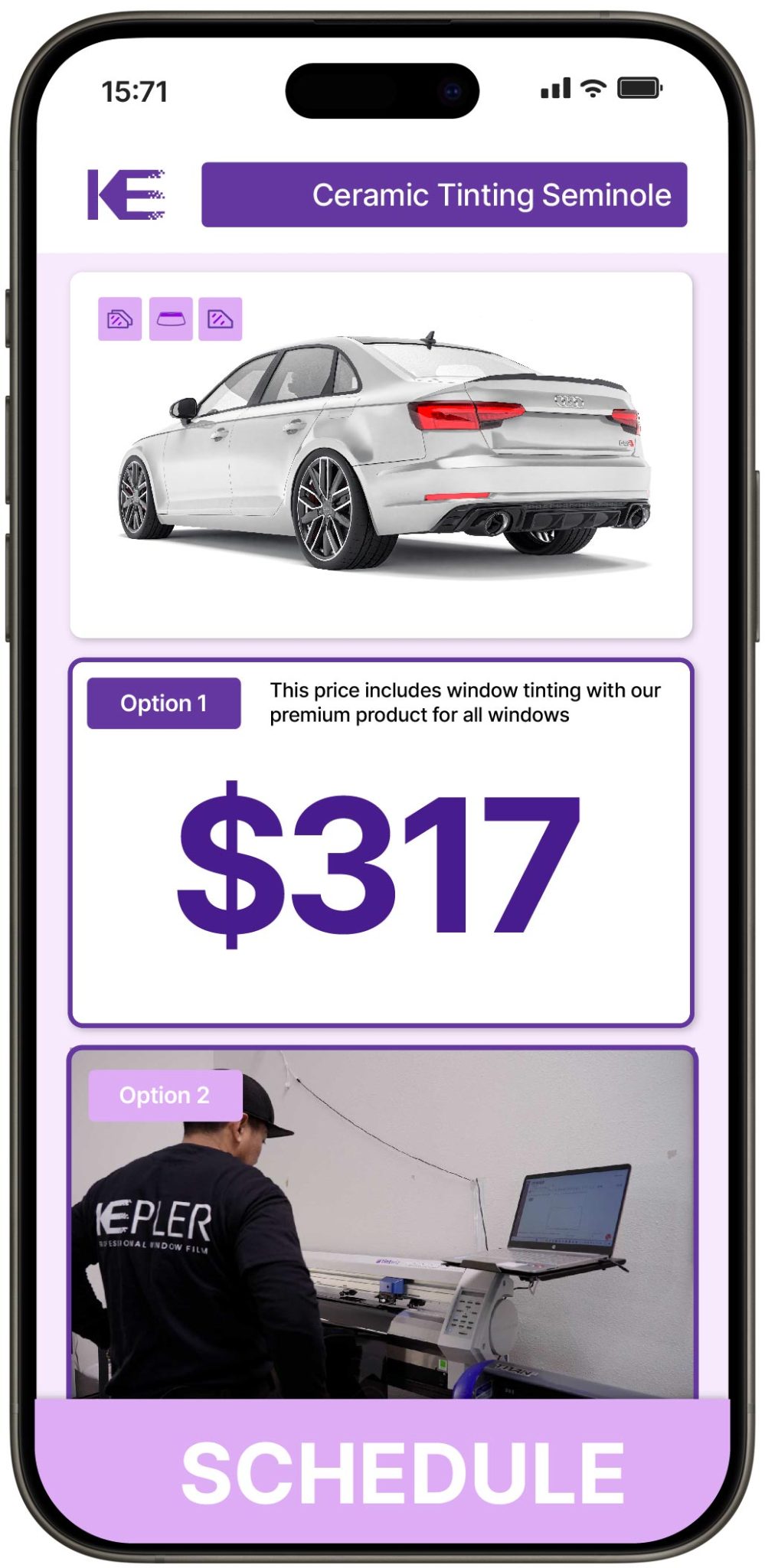 View Competitive Ceramic Window Tinting Prices in Seminole, Florida