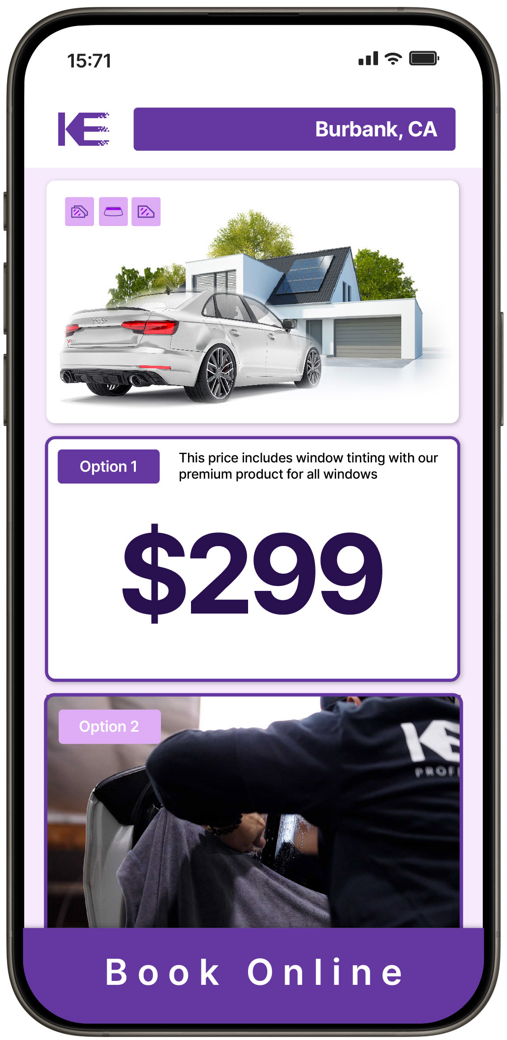 View Affordable Tesla Window Tinting Rates in Moorpark, California