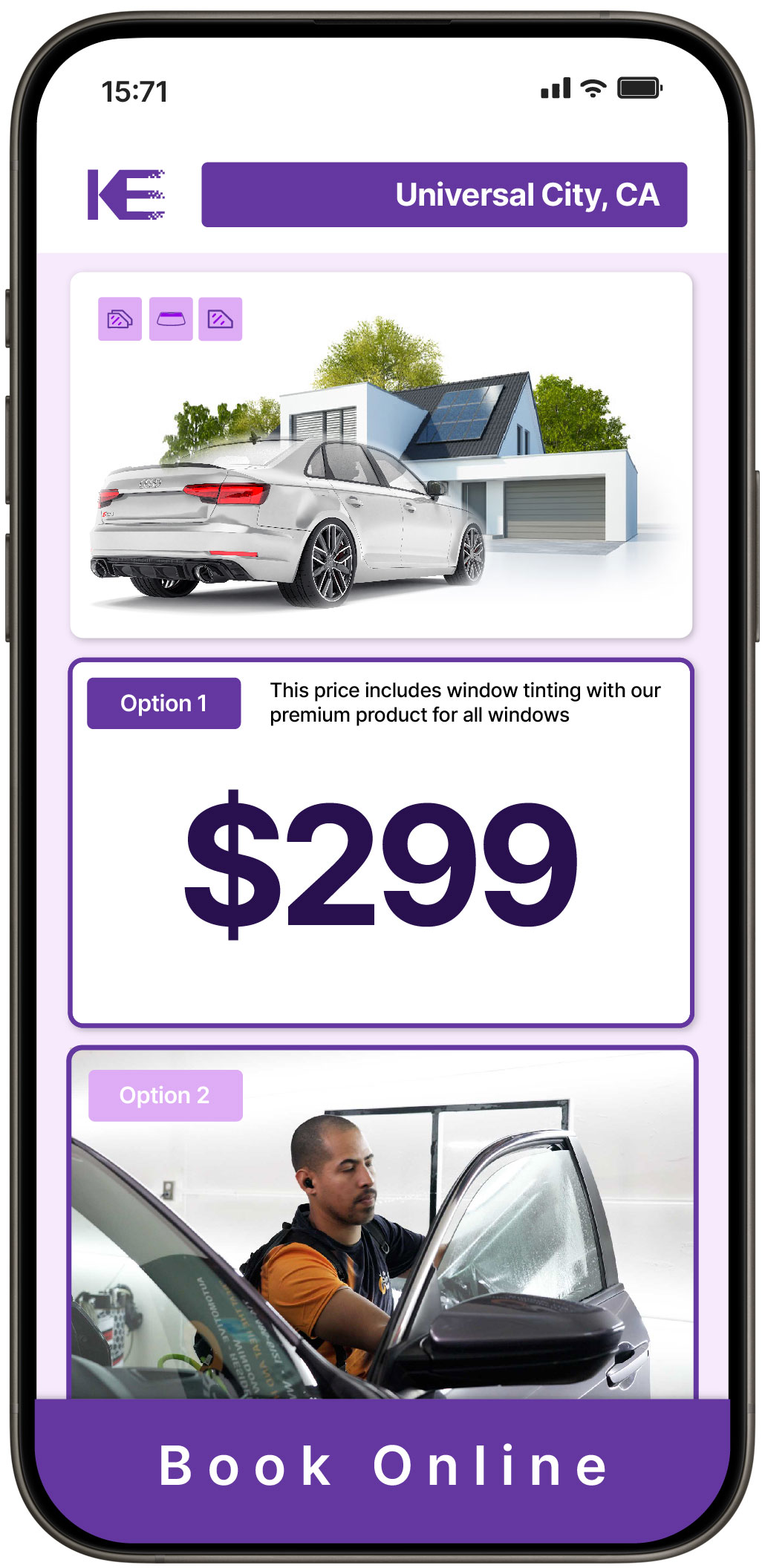 View Competitive Tesla Window Tinting Costs in Corcoran, California