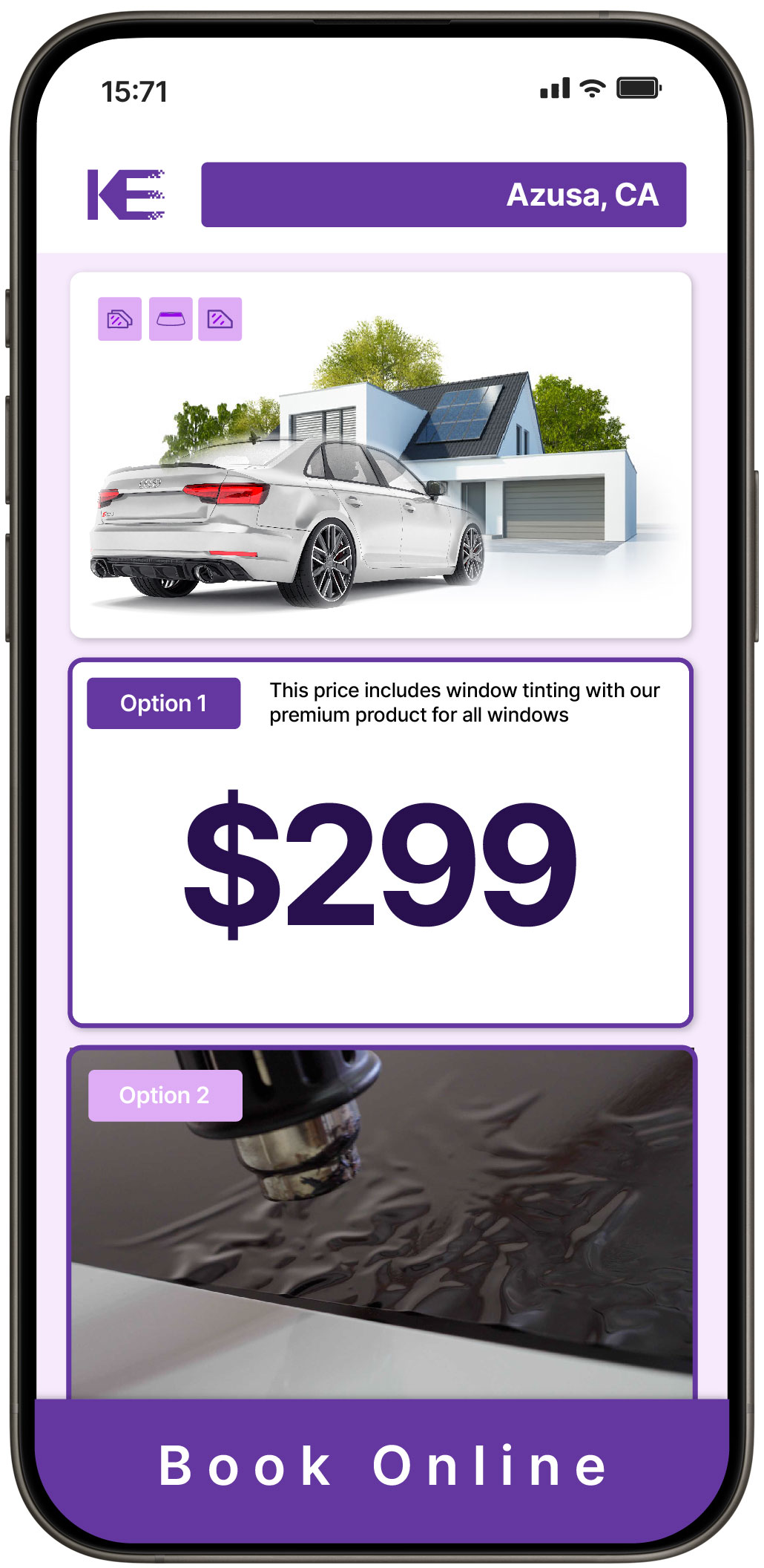 View Reasonable Tesla Window Tinting Rates in Tulare, California