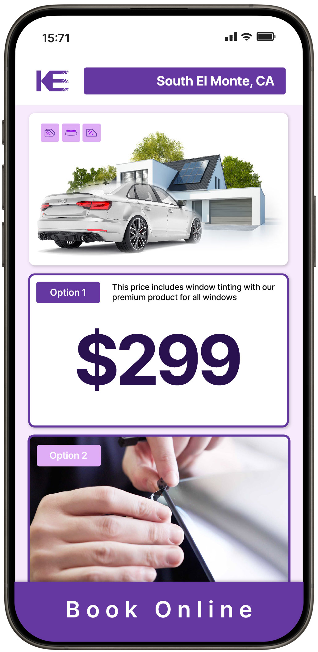 View Reasonable Tesla Window Tinting Rates in Palmdale, California