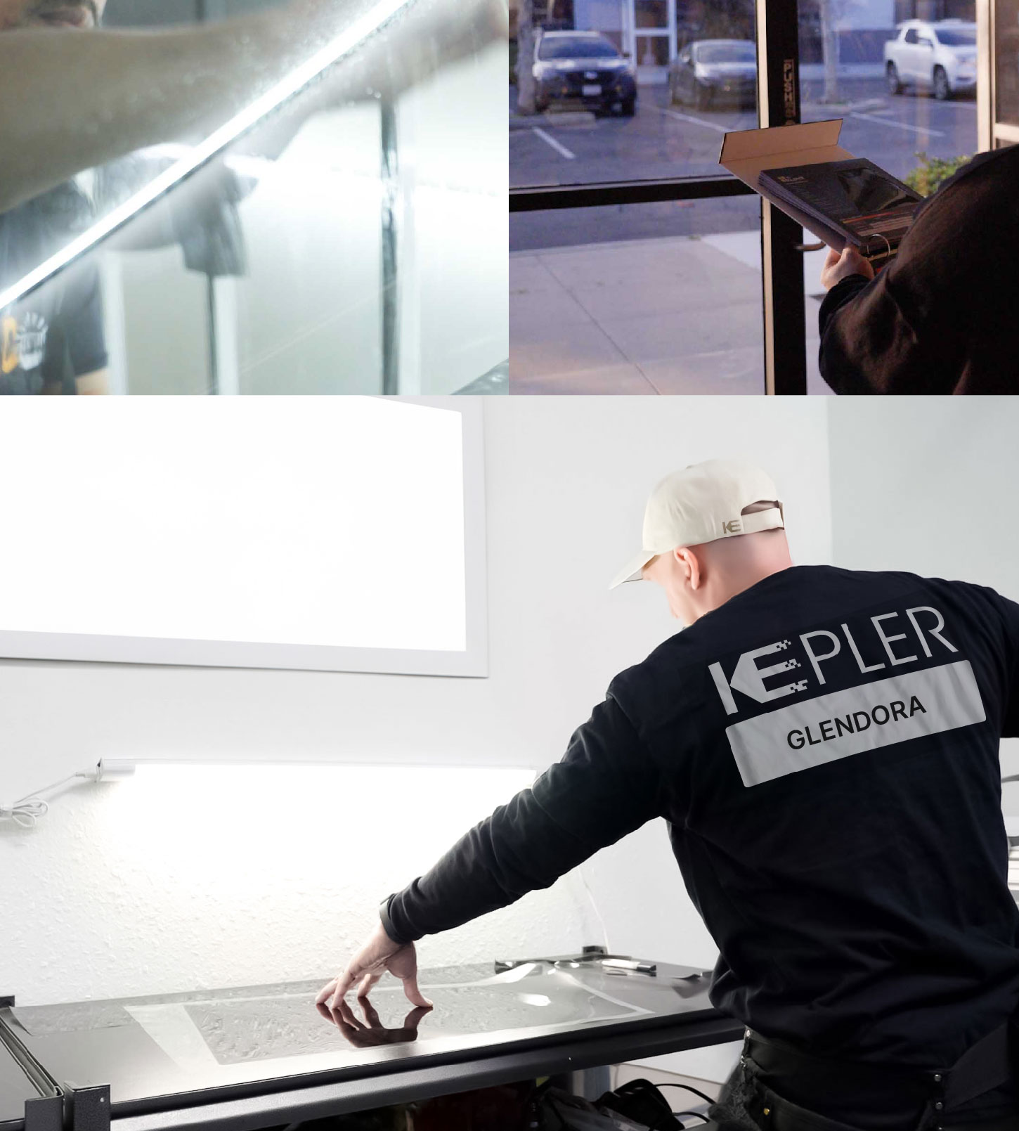 Window Tinting Specialist Cutting Film in Glendora, California