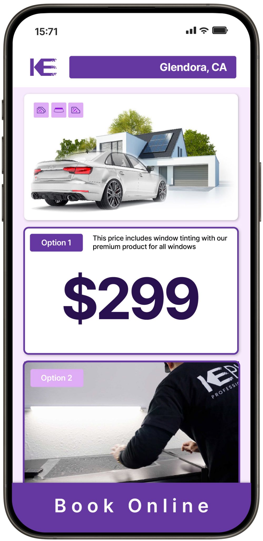 View Competitive Window Tinting Prices in Glendora, California