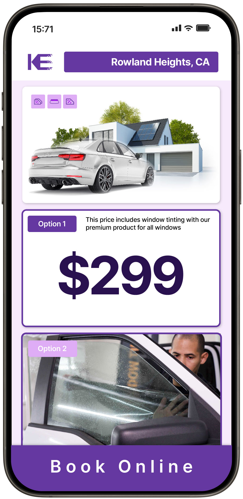 View Reasonable Tesla Window Tinting Prices in Reedley, California