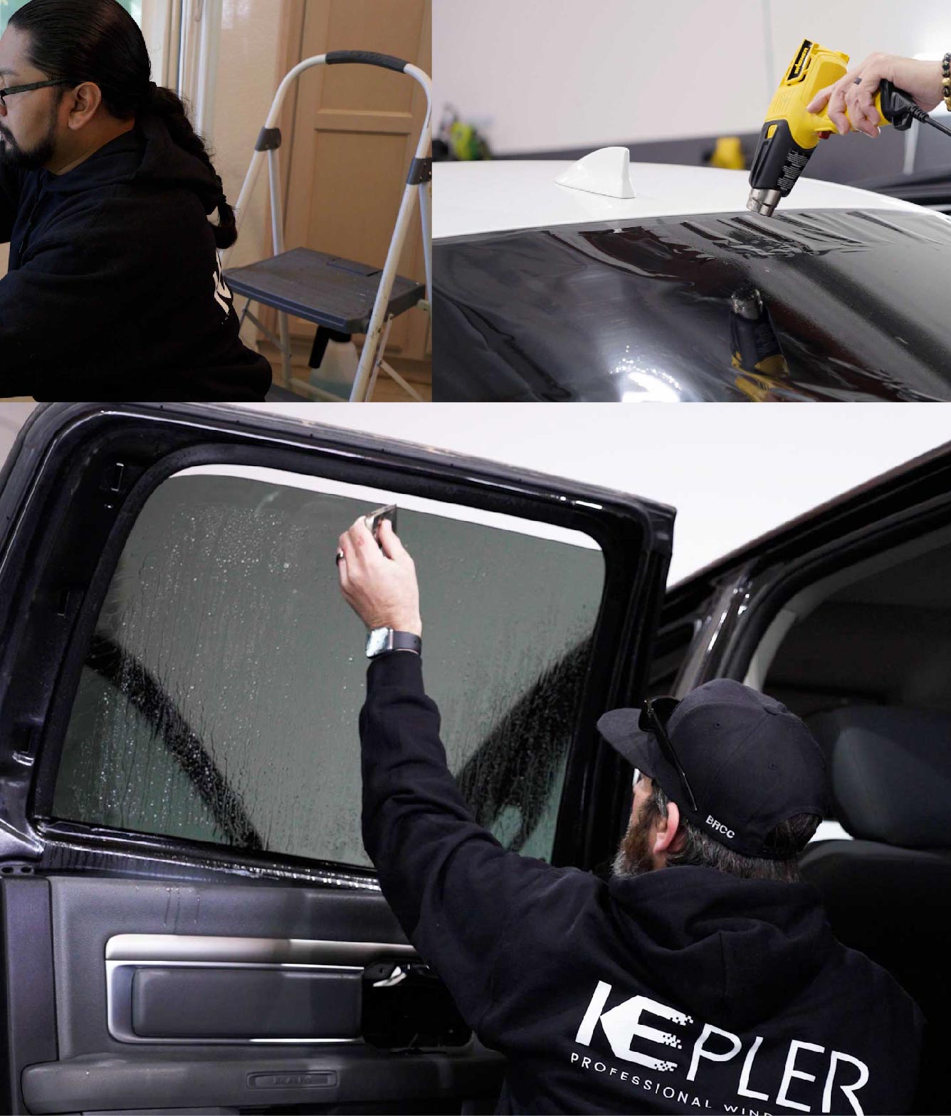 Kepler Window Tinting Specialists at Work in La Verne, California