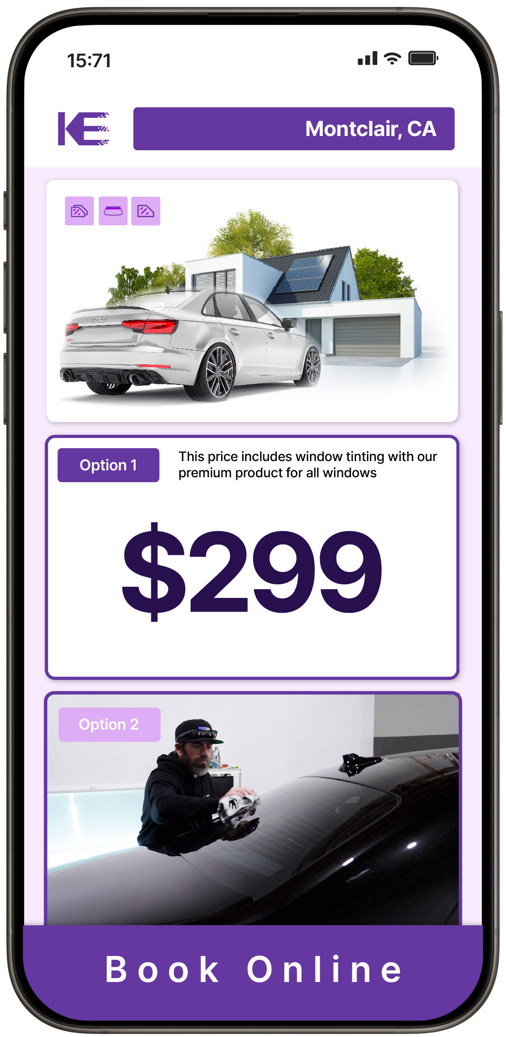 View Affordable Tesla Window Tinting Prices in Pacific Grove, California