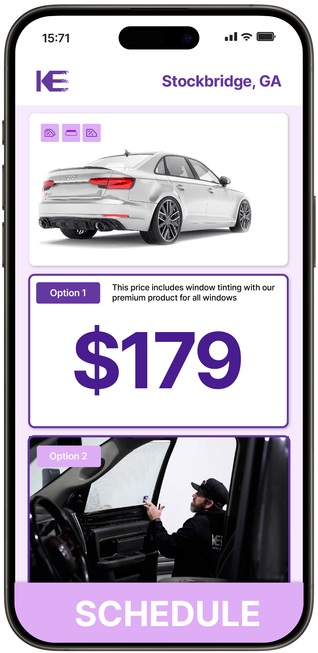 View Affordable Car Window Tinting Prices in Stockbridge, Georgia