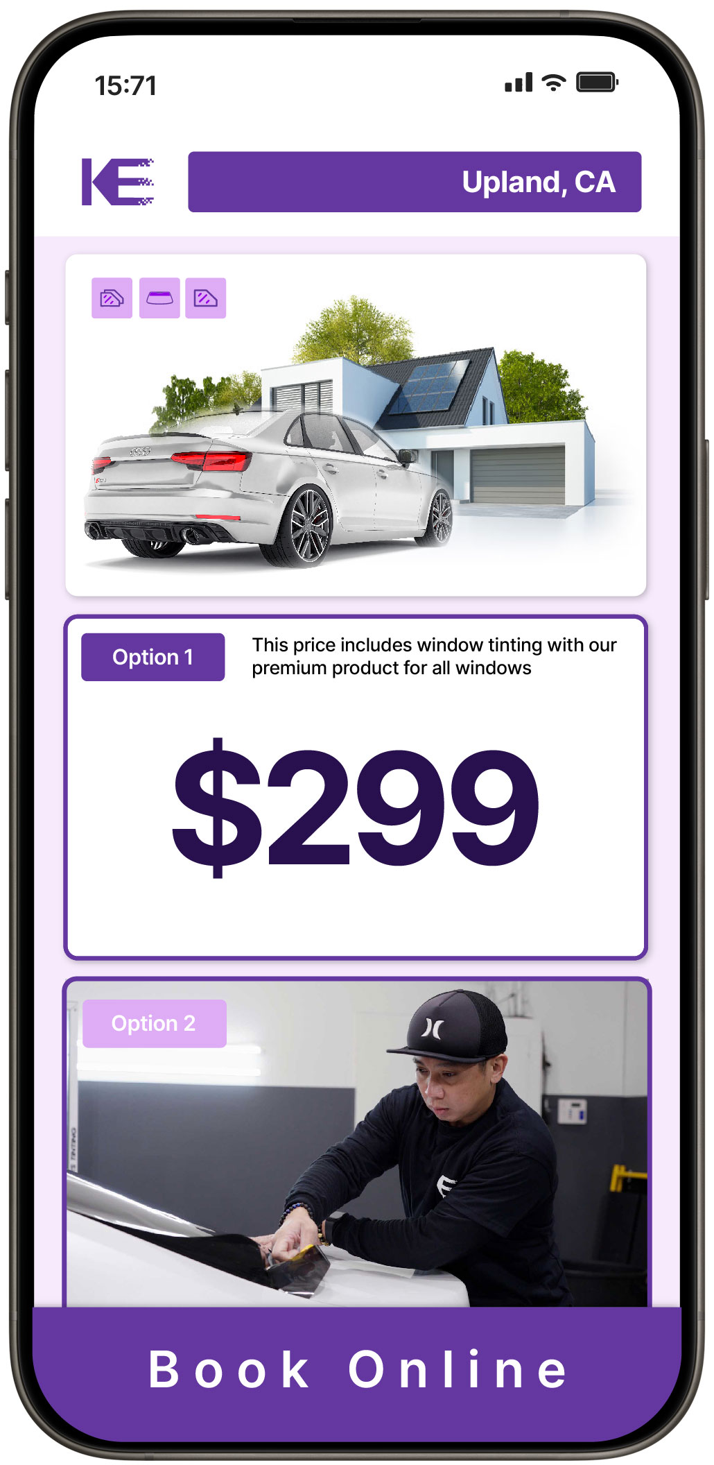 View Reasonable Tesla Window Tinting Rates in Hayward, California