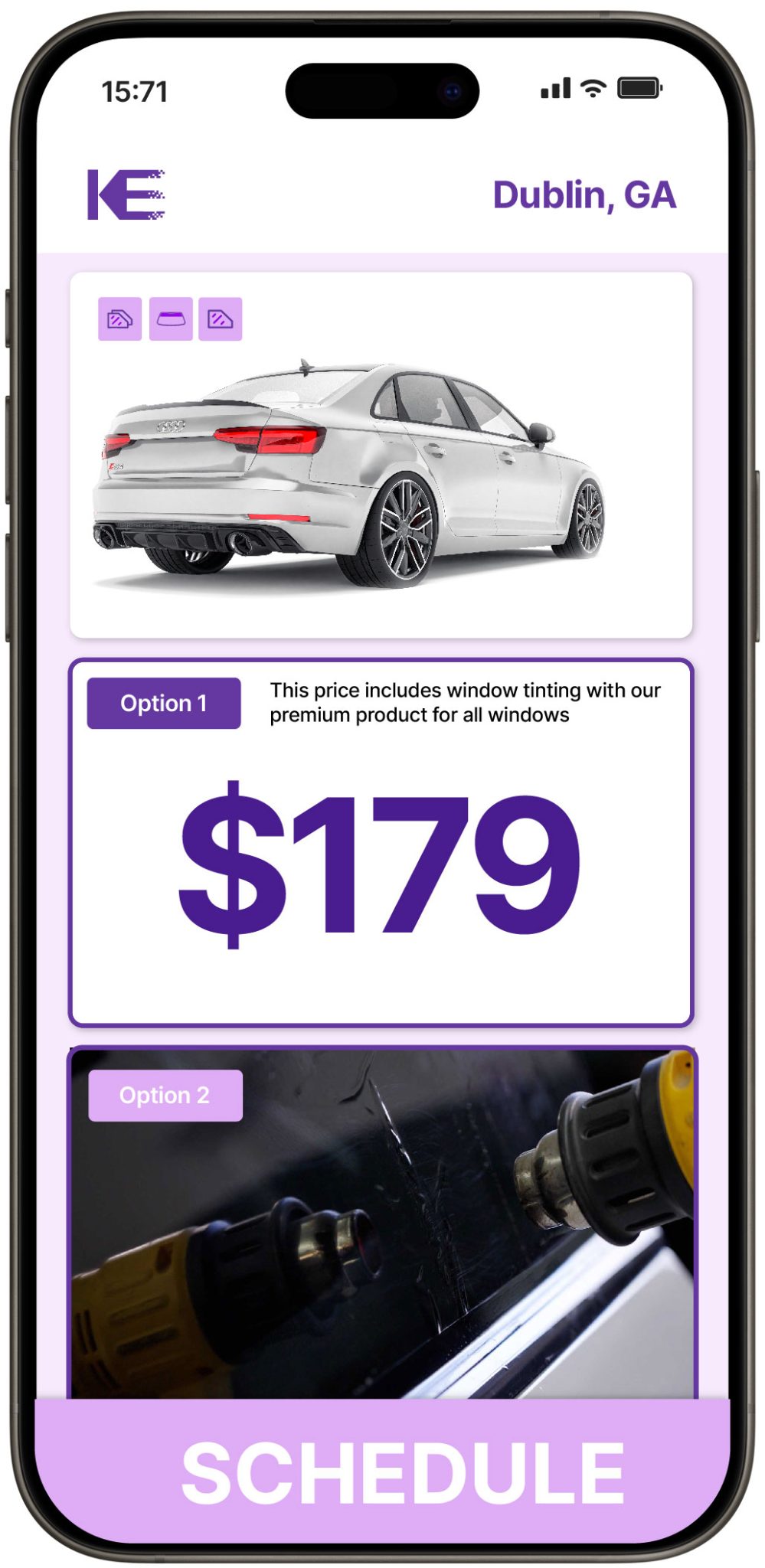 View Competitive Car Window Tinting Rates in Dublin, Georgia