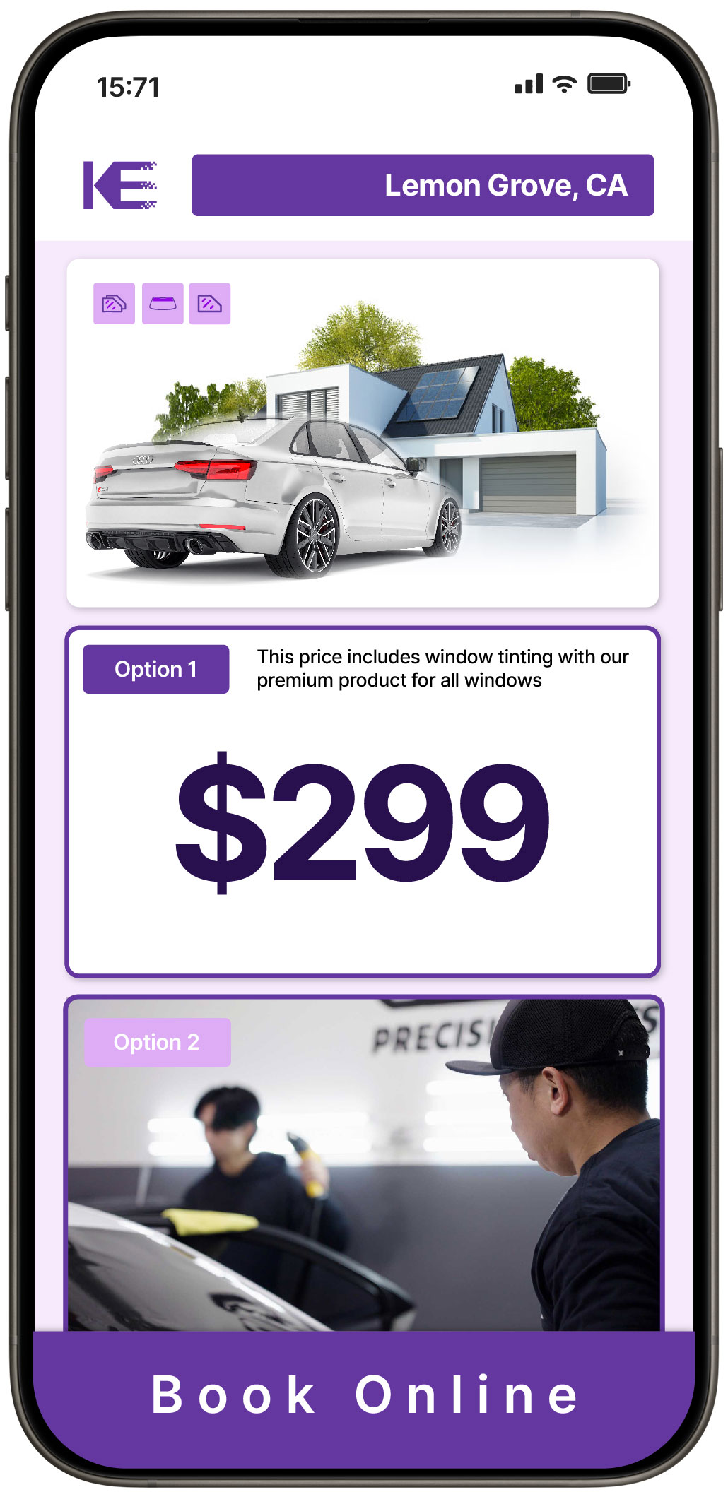 View Affordable Tesla Window Tinting Prices in Oakland, California
