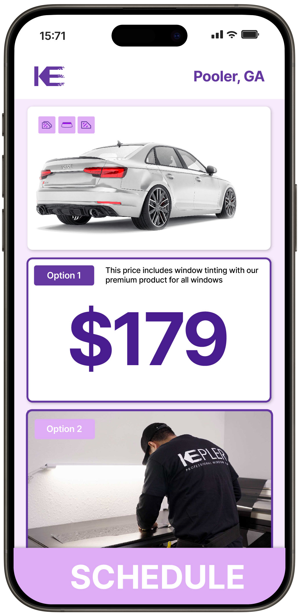View Affordable Car Window Tinting Prices in Pooler, Georgia
