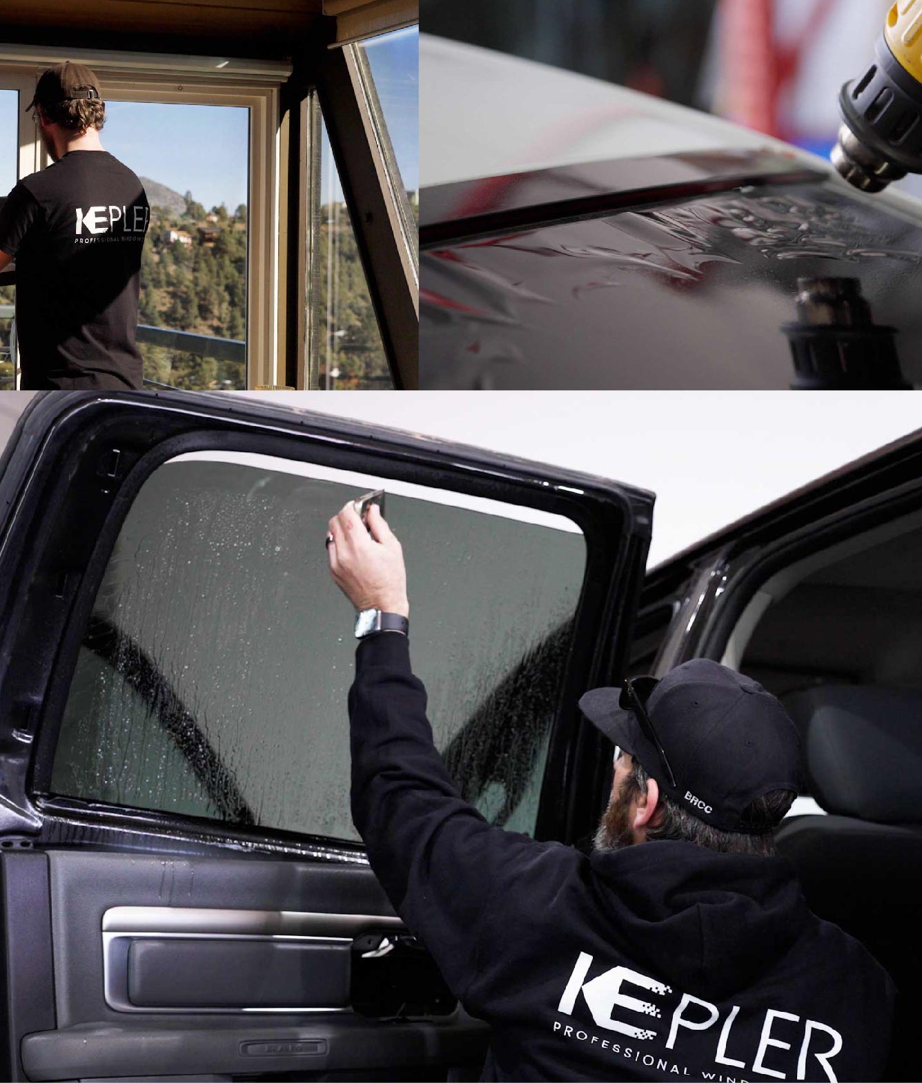 Kepler Window Tinting Specialists at Work in El Cajon, California