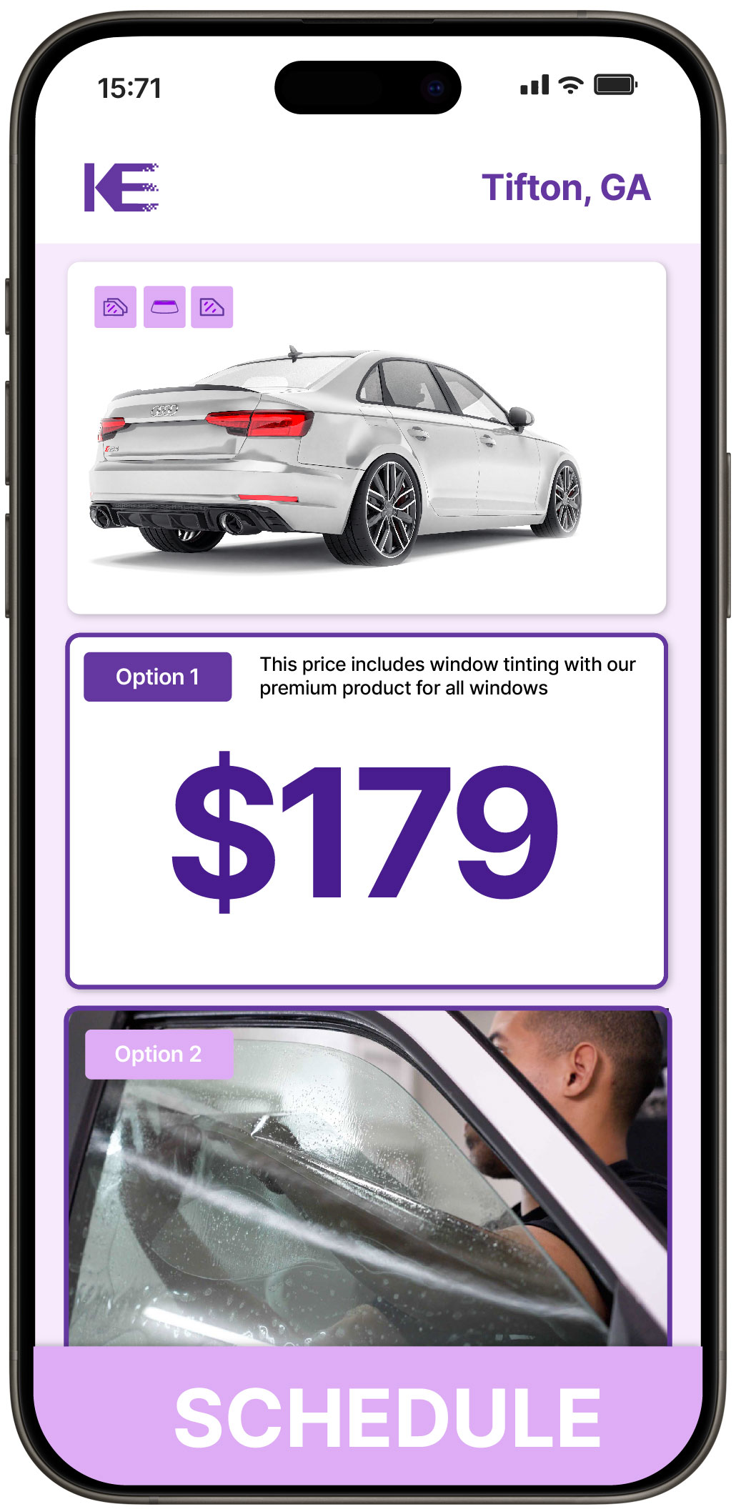View Reasonable Car Window Tinting Prices in Tifton, Georgia