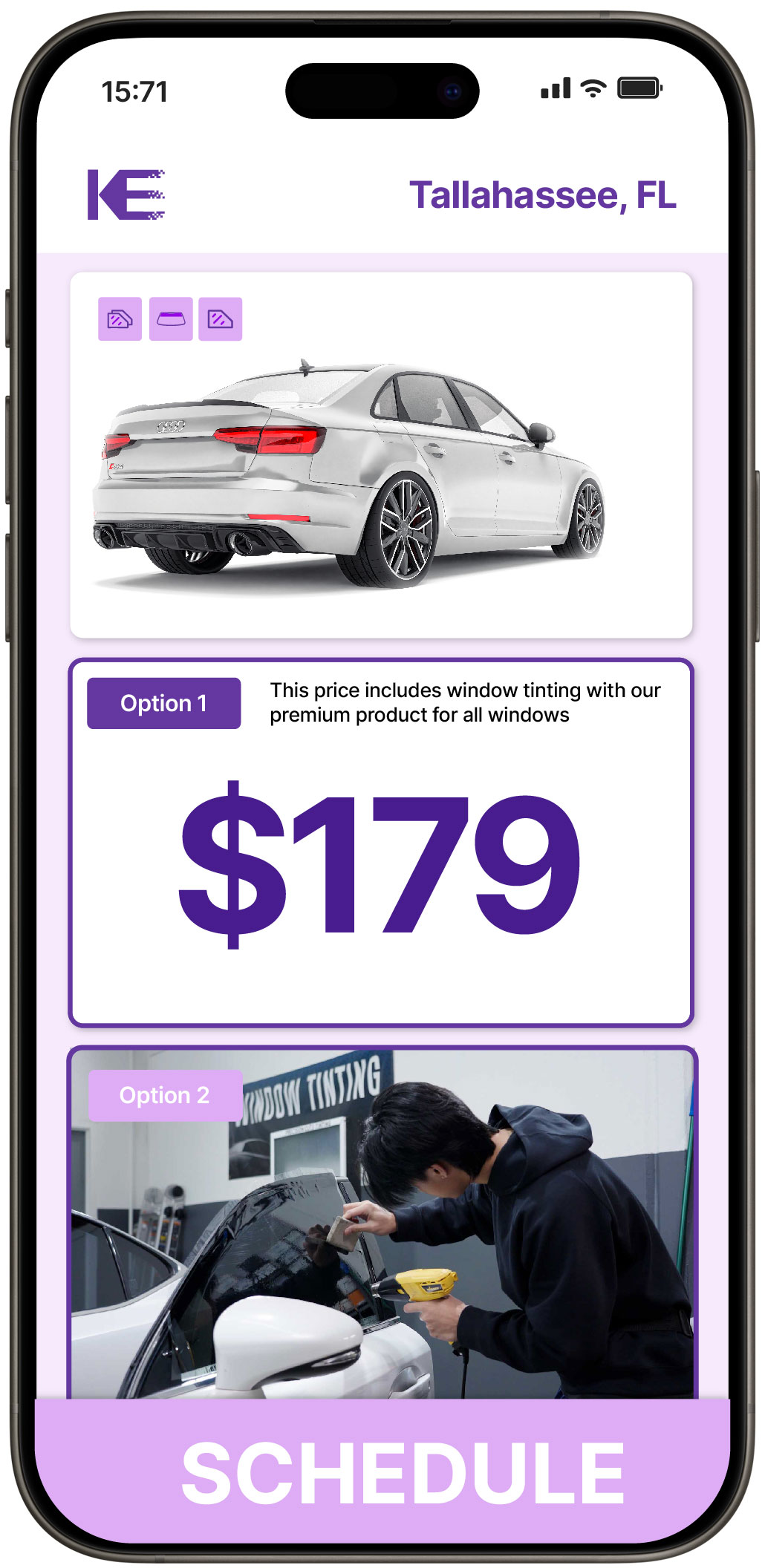 View Reasonable Car Window Tinting Prices in Tallahassee, Florida
