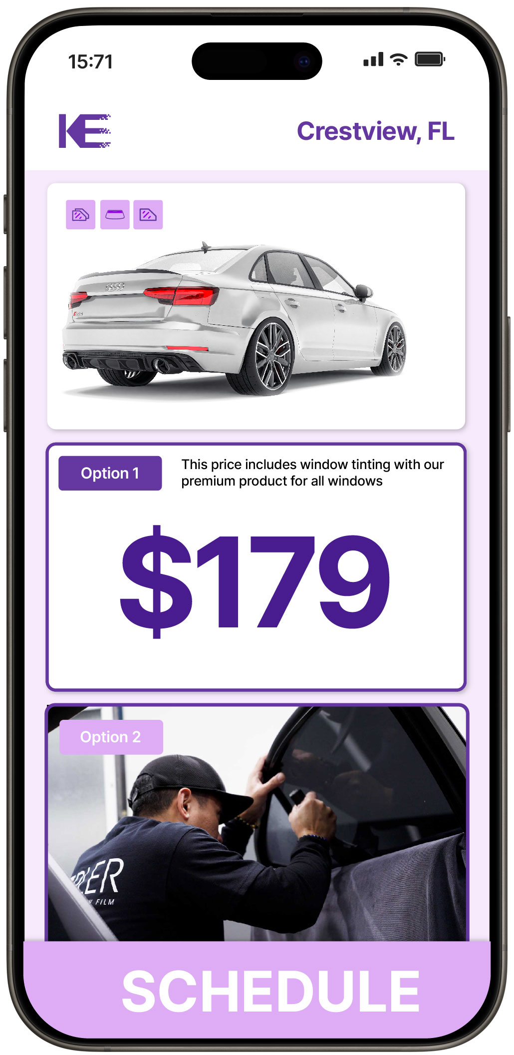 View Affordable Car Window Tinting Prices in Crestview, Florida