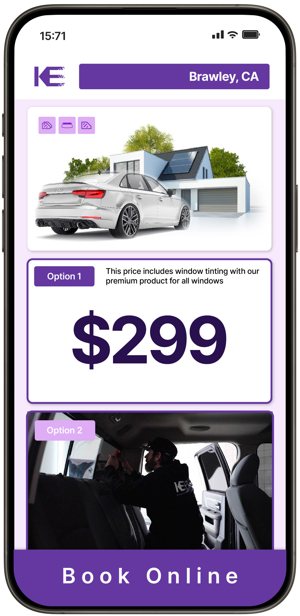 View Affordable Tesla Window Tinting Costs in Granite Bay, California