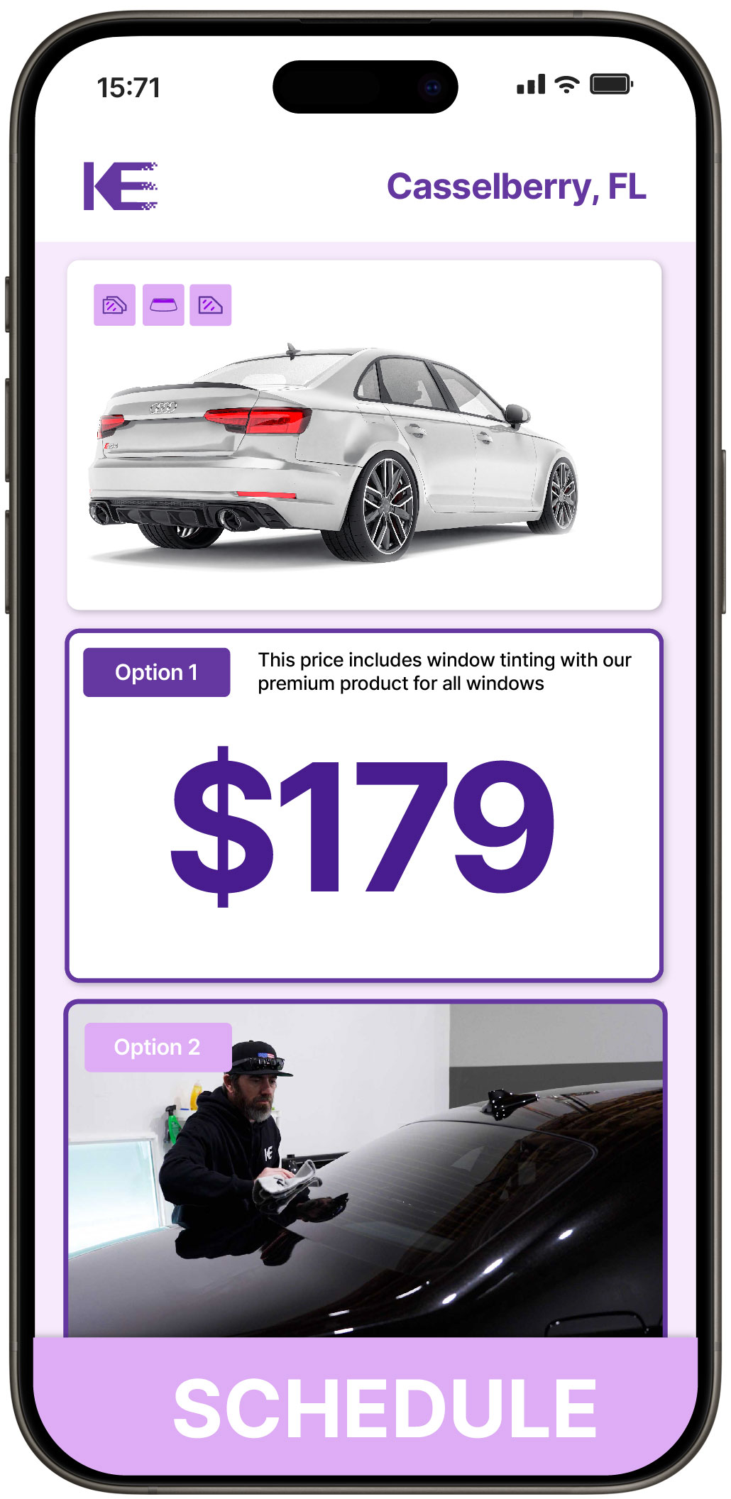 View Reasonable Car Window Tinting Prices in Casselberry, Florida