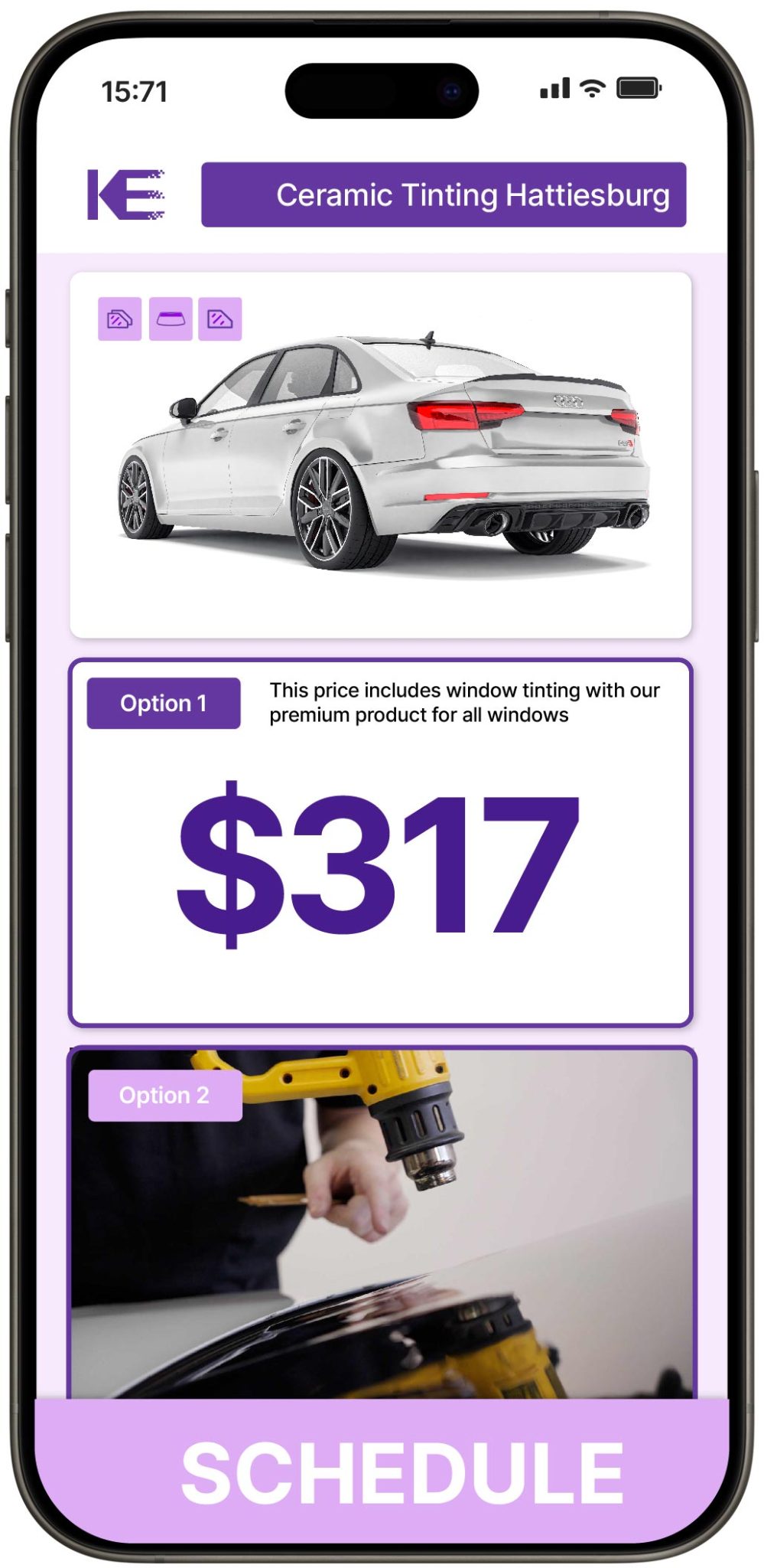 View Competitive Ceramic Window Tinting Prices in Hattiesburg, Mississippi