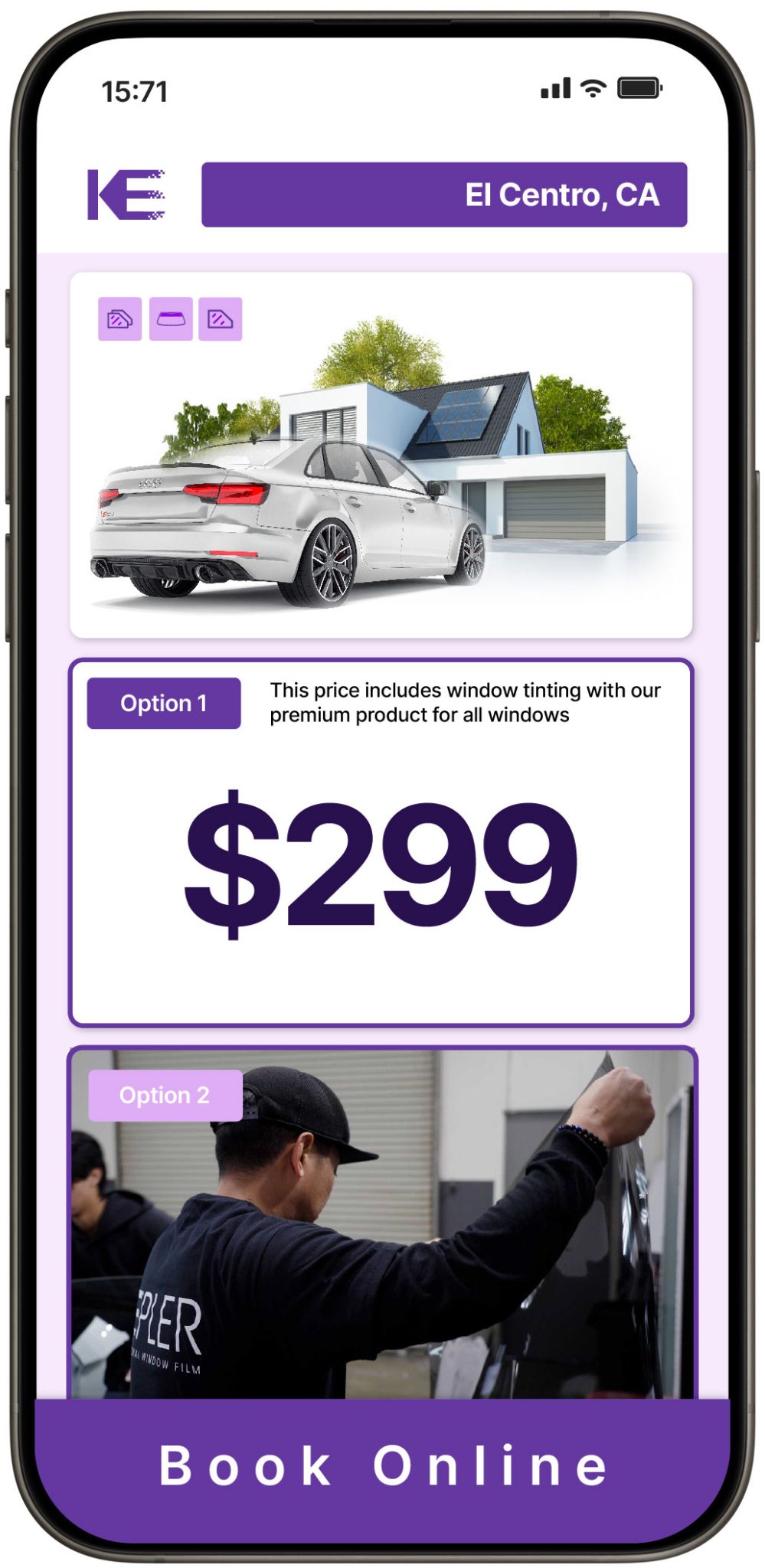 View Competitive Window Tinting Prices in El Centro, California