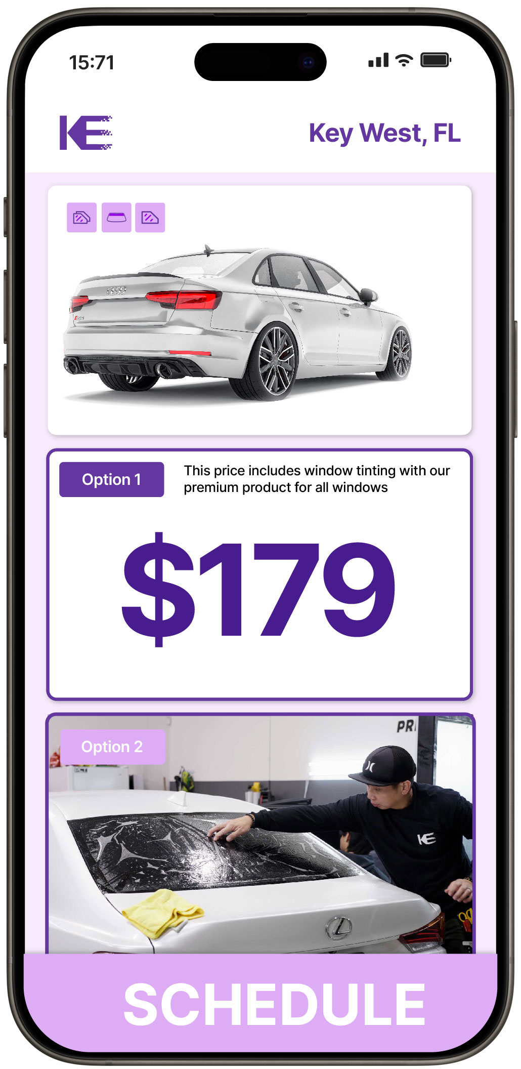 Car Window Tinting Key West | Professional Tinting from $139