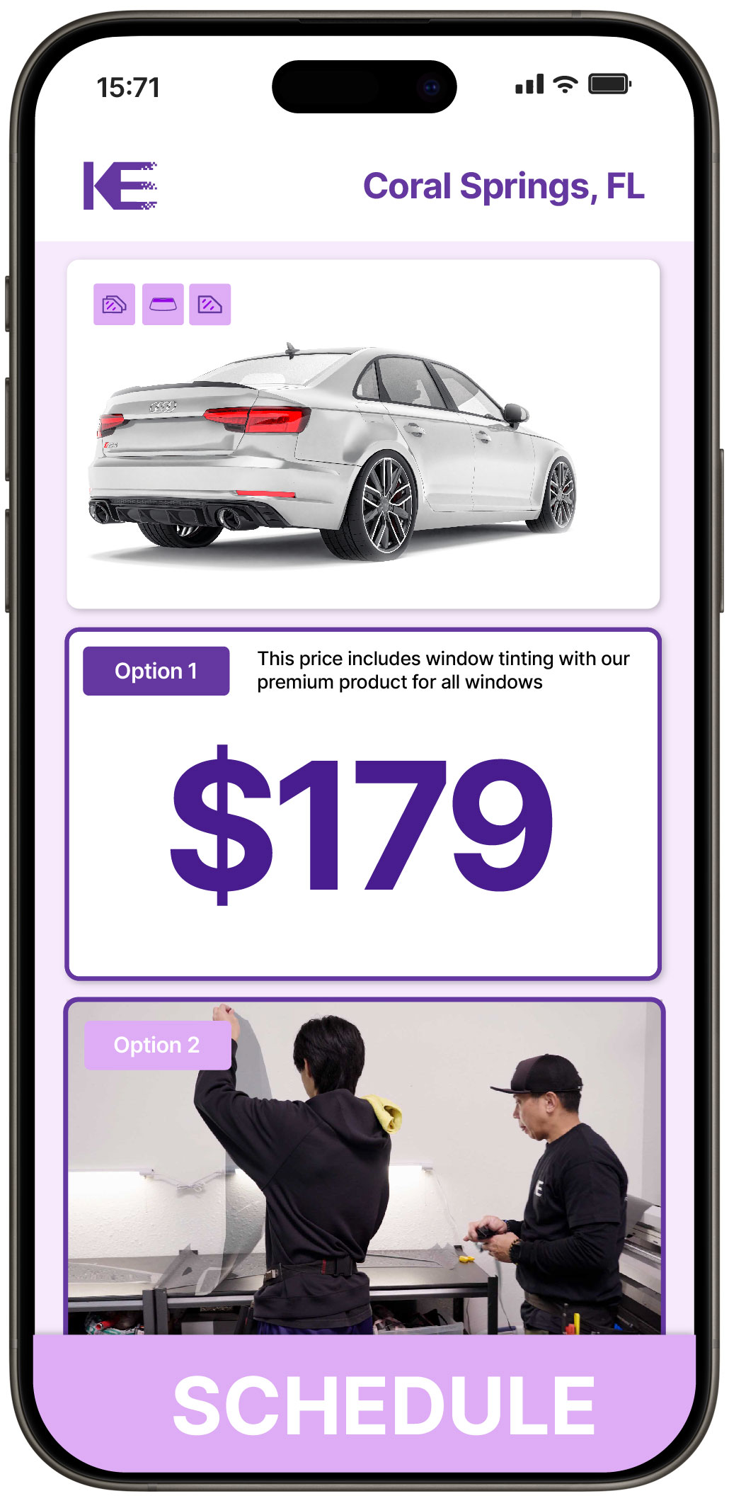 View Reasonable Car Window Tinting Prices in Coral Springs, Florida