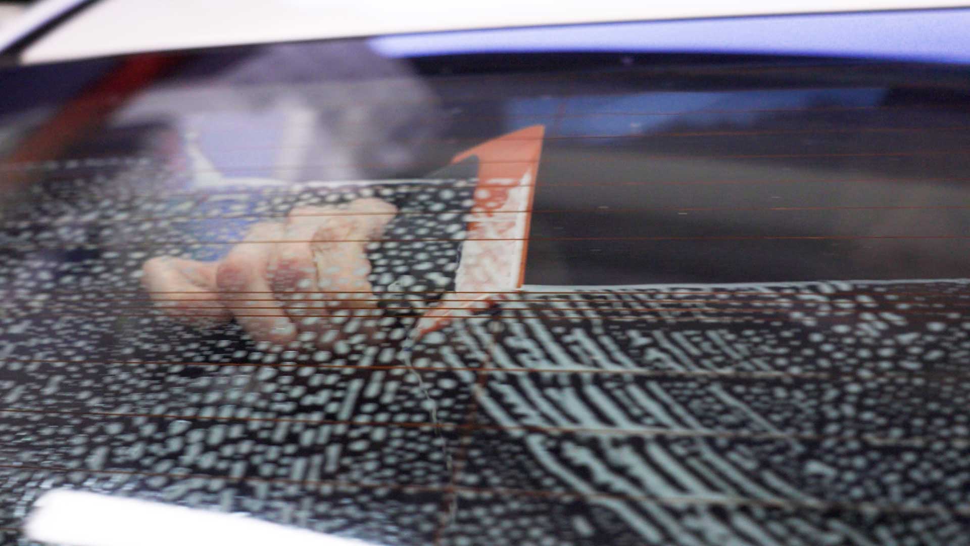 Professional Vehicle Glass Tinting preparation in Dublin