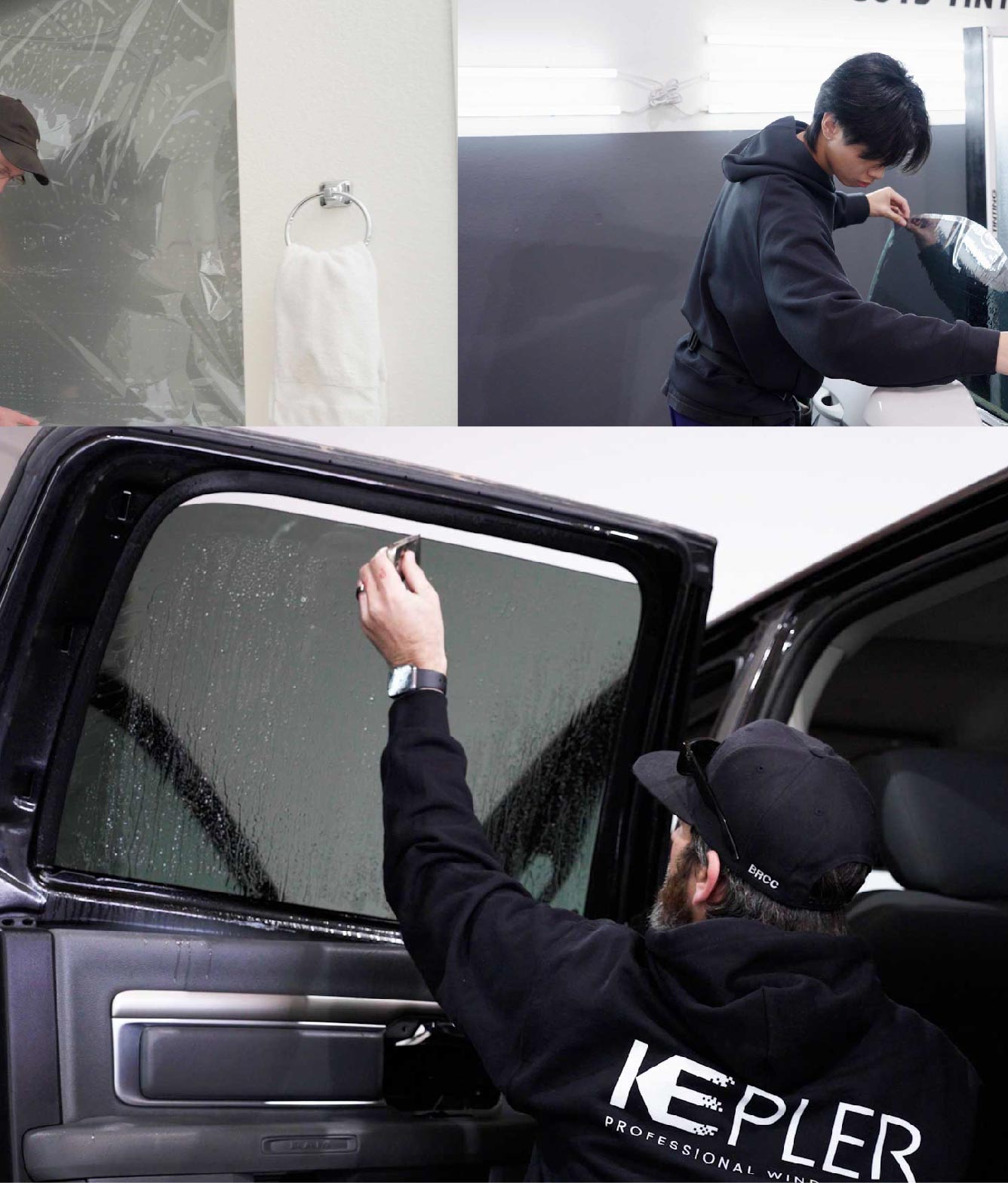 Kepler Window Tinting Specialists at Work in Rialto, California