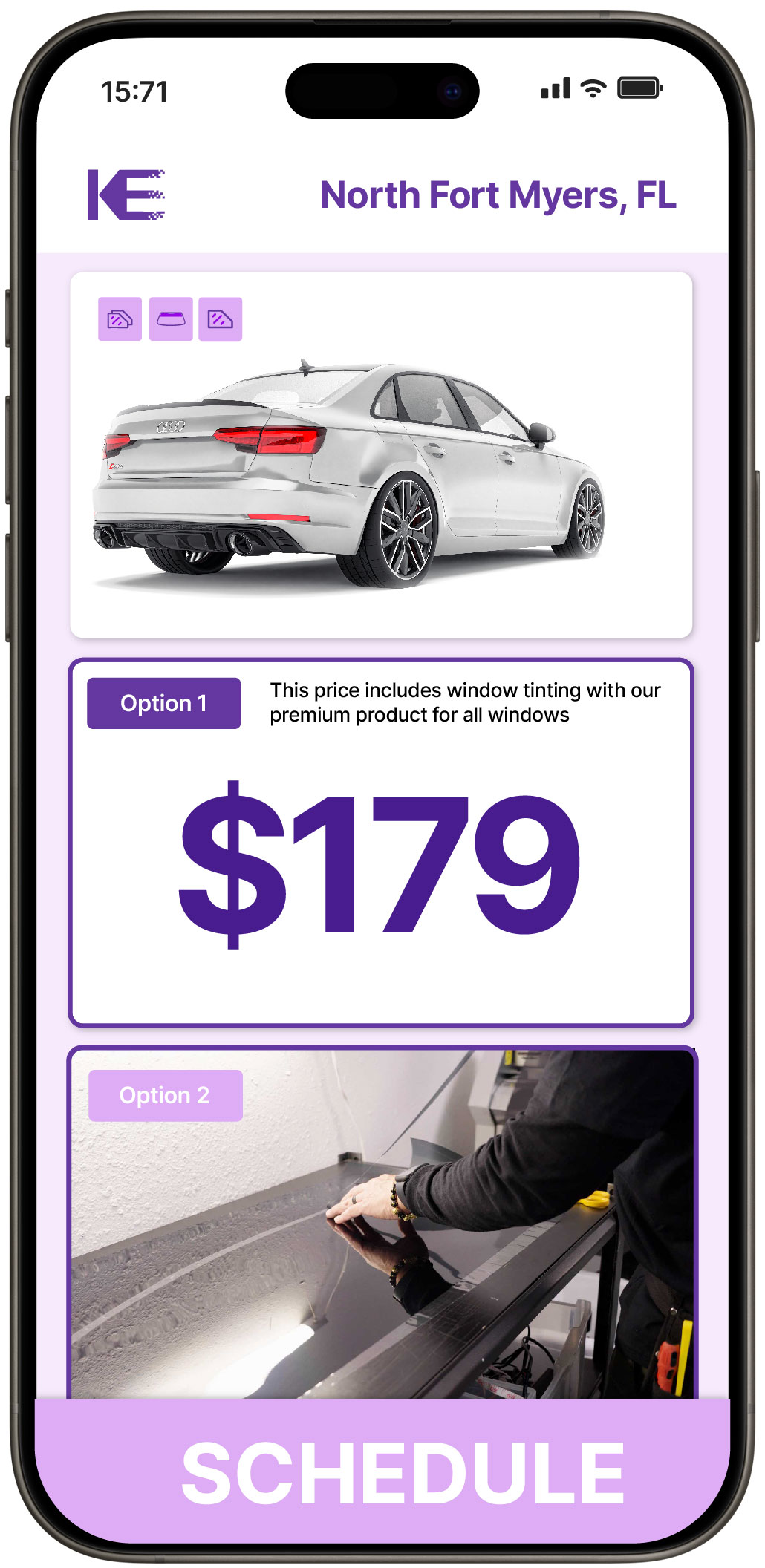 View Competitive Car Window Tinting Prices in North Fort Myers, Florida