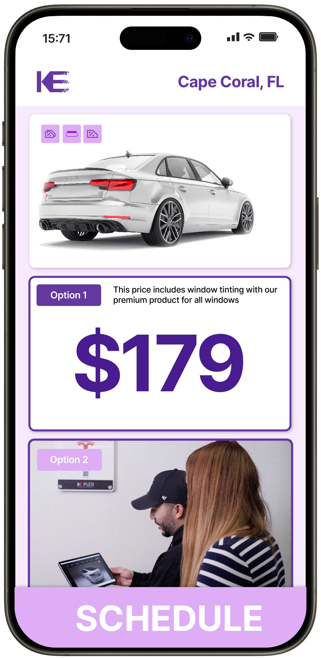 View Competitive Car Window Tinting Prices in Cape Coral, Florida