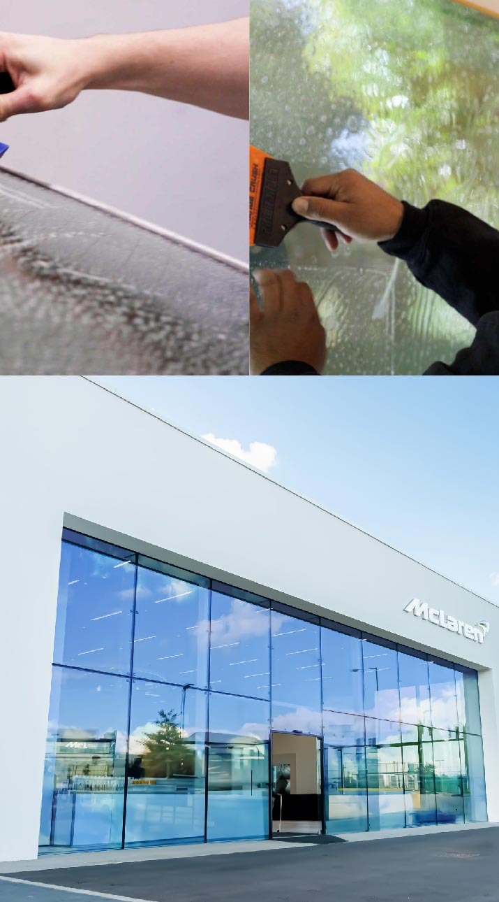 Kepler Automotive Shop Front Tinted with Window Film in Dana Point, California