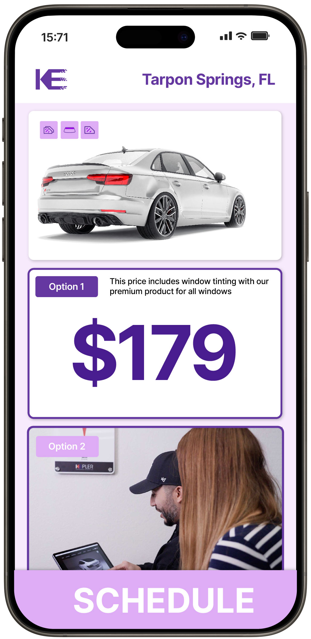 View Reasonable Car Window Tinting Prices in Tarpon Springs, Florida