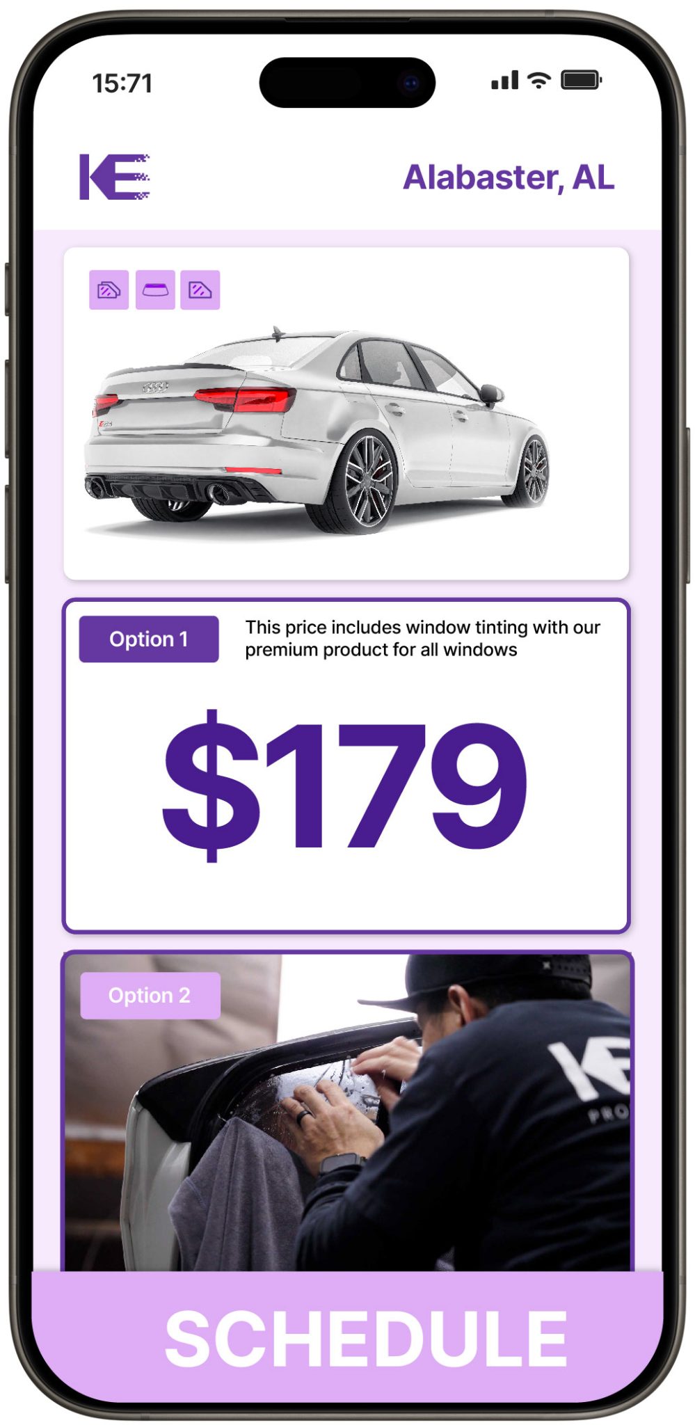 View Reasonable Car Window Tinting Costs in Alabaster, Alabama