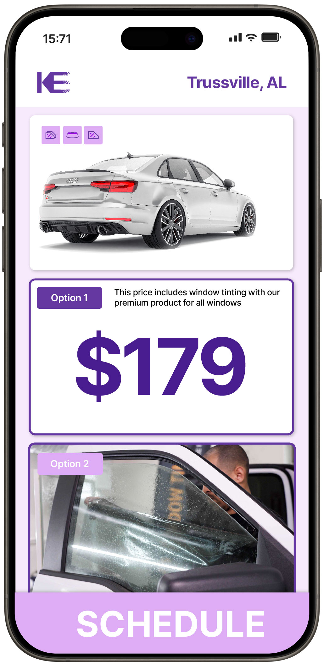 View Competitive Car Window Tinting Prices in Trussville, Alabama