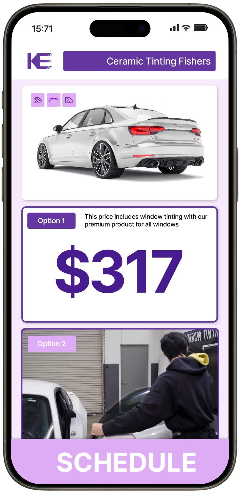 View Reasonable Ceramic Window Tinting Prices in Fishers, Indiana