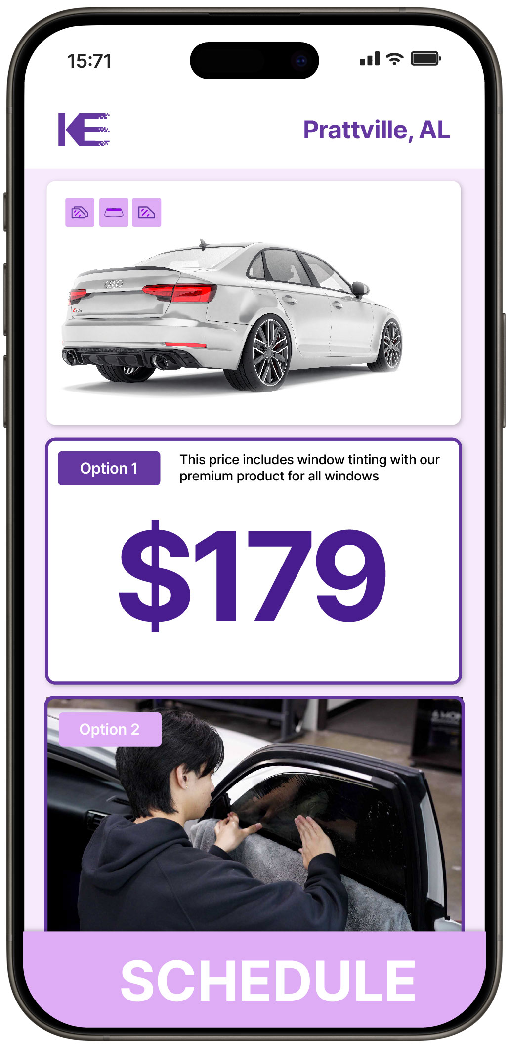 View Affordable Car Window Tinting Prices in Prattville, Alabama