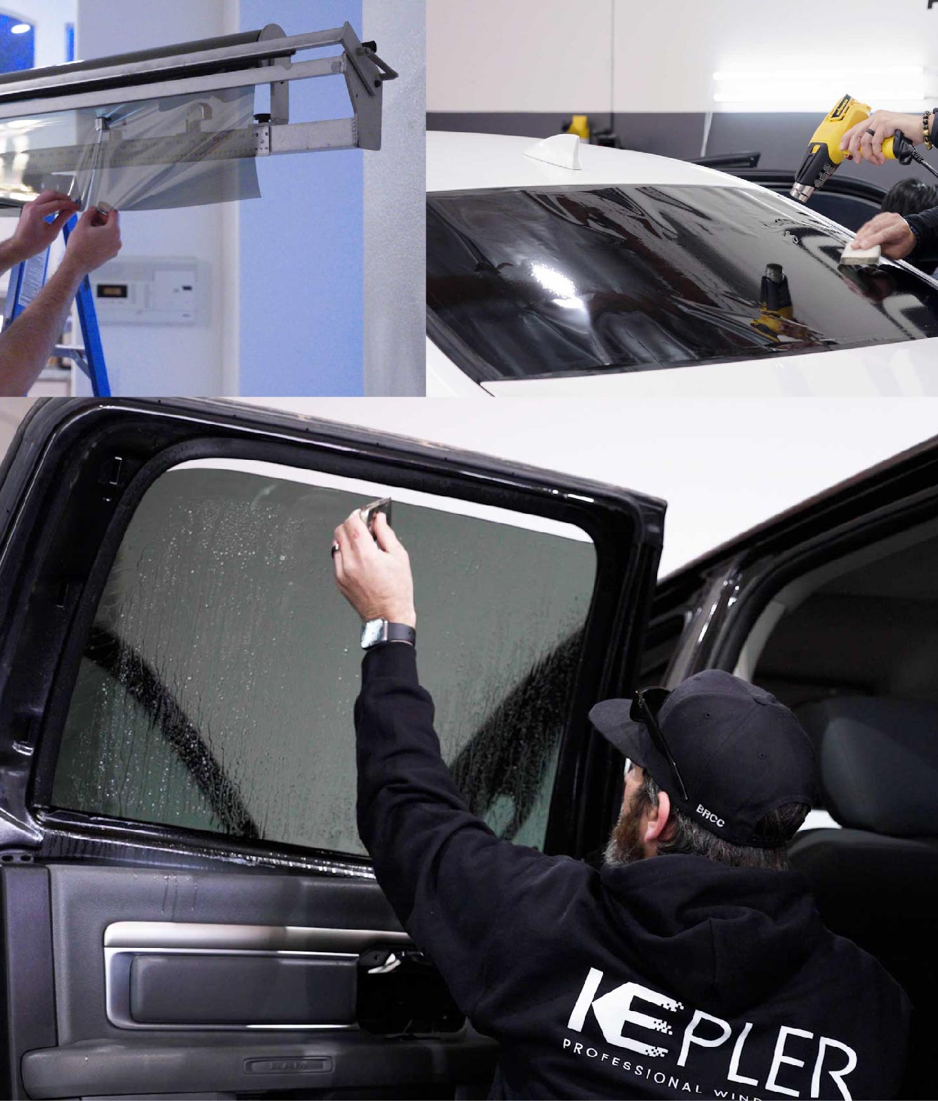 Kepler Window Tinting Specialists at Work in Yorba Linda, California