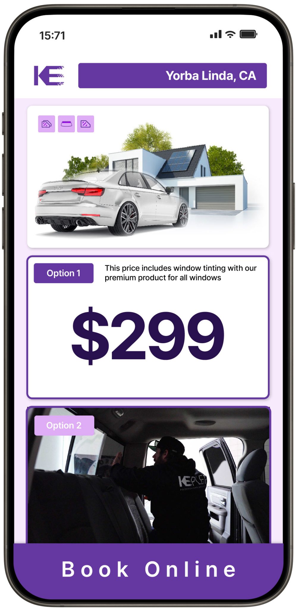 View Competitive Window Tinting Prices in Yorba Linda, California