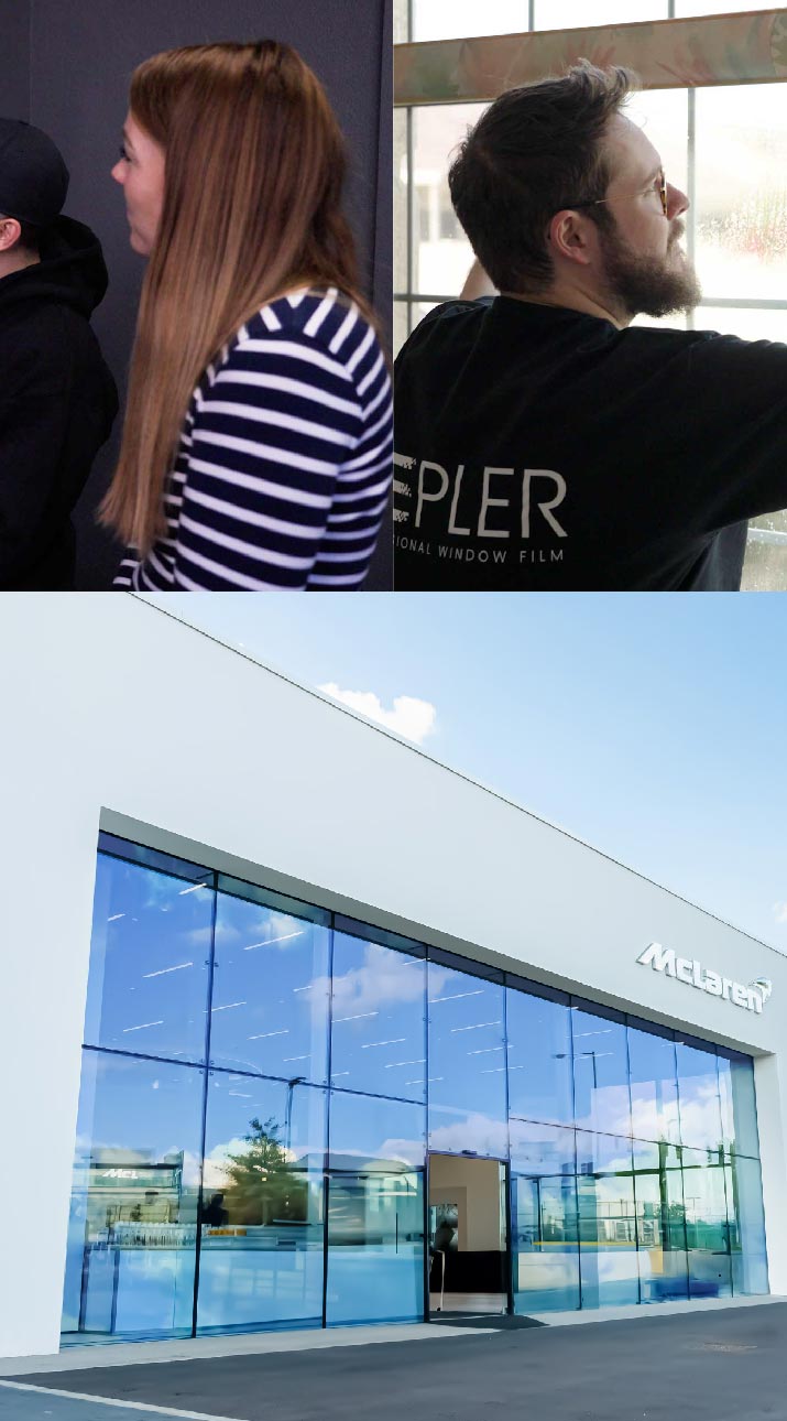 Kepler Automotive Shop Front Tinted with Window Film in Oxnard, California