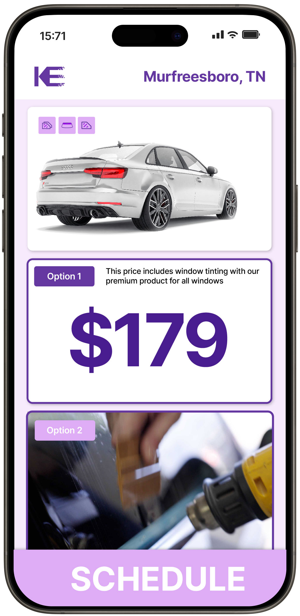 View Competitive Car Window Tinting Prices in Murfreesboro, Tennessee