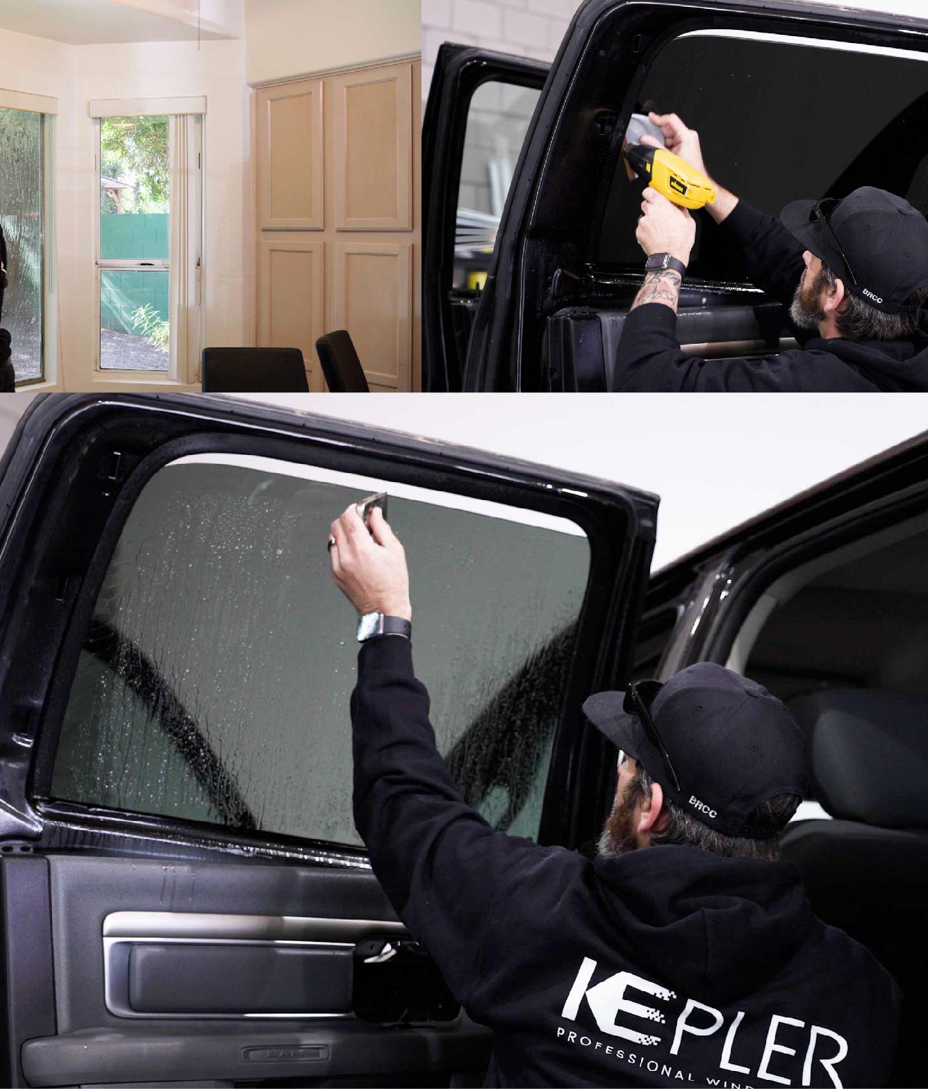 Kepler Window Tinting Specialists at Work in Arvin, California