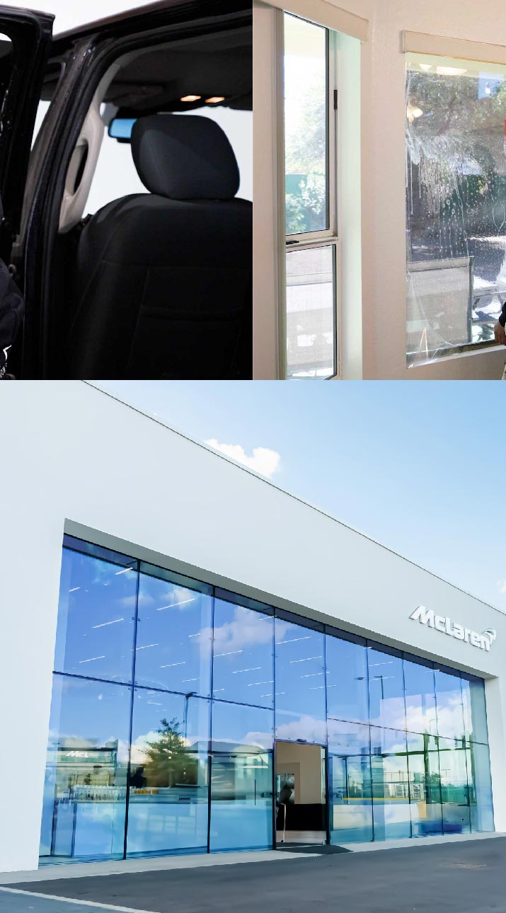 Kepler Automotive Shop Front Tinted with Window Film in Arvin, California