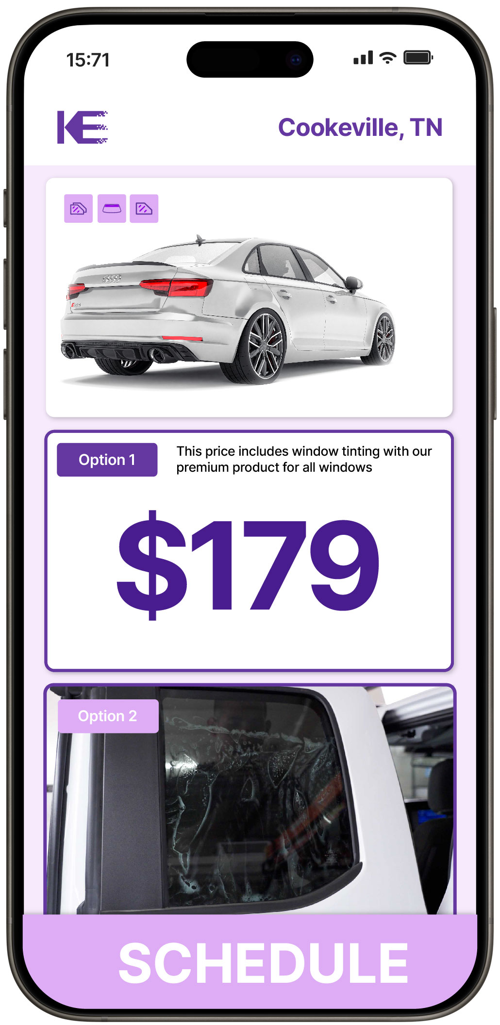 View Competitive Car Window Tinting Prices in Cookeville, Tennessee